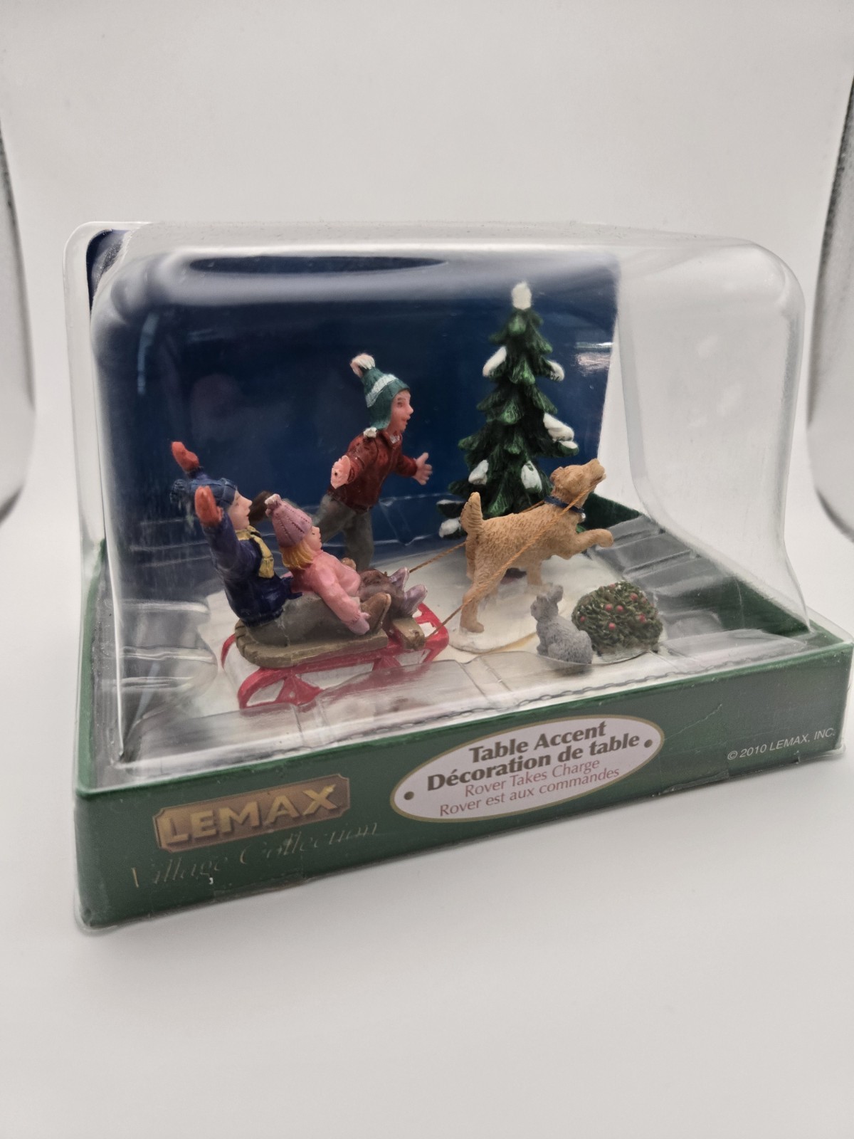 Lemax 2010 Table Decoration Rover Takes Charge Christmas Village Figurine