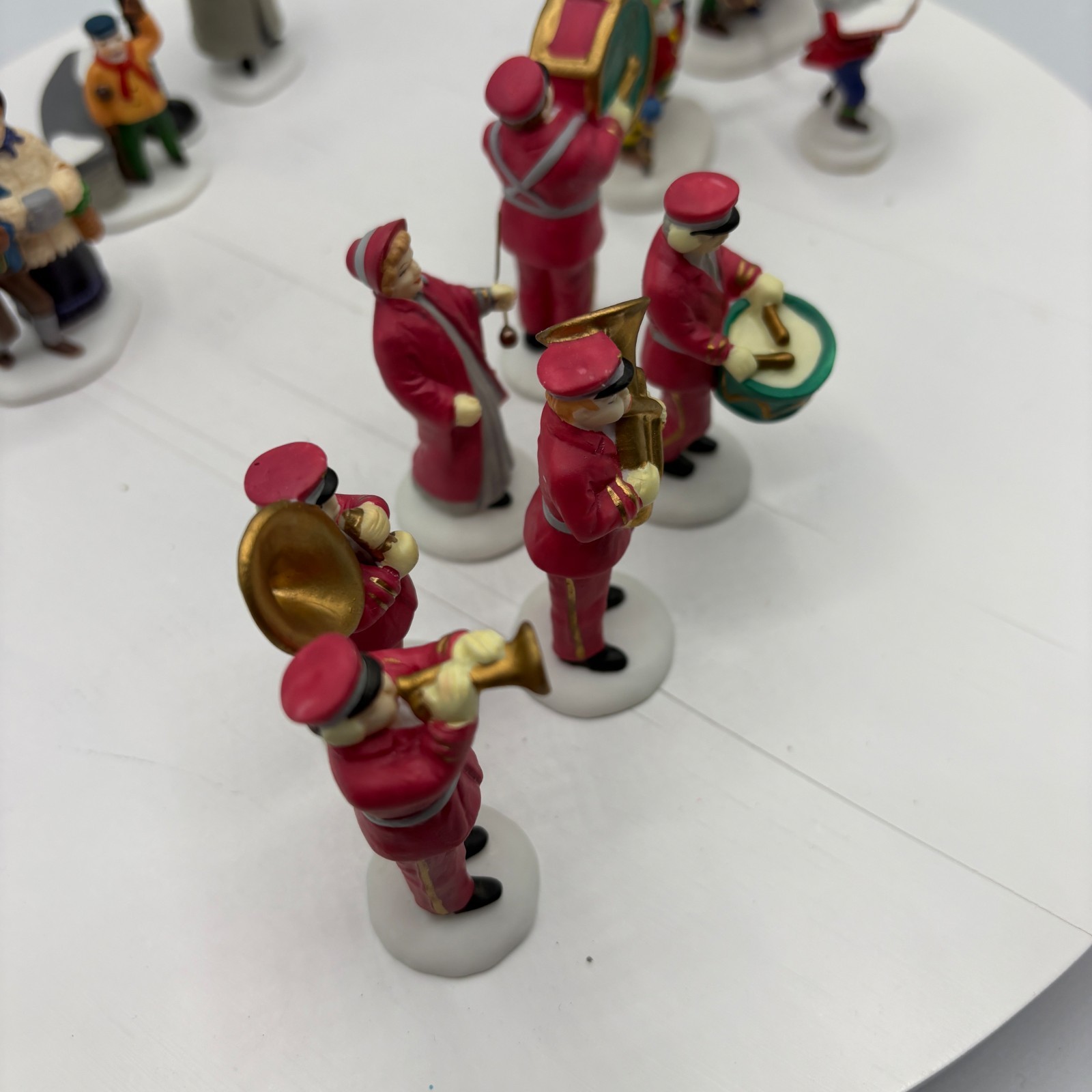 Christmas Heritage Village Salvation Army Band Carol Singing Figurines
