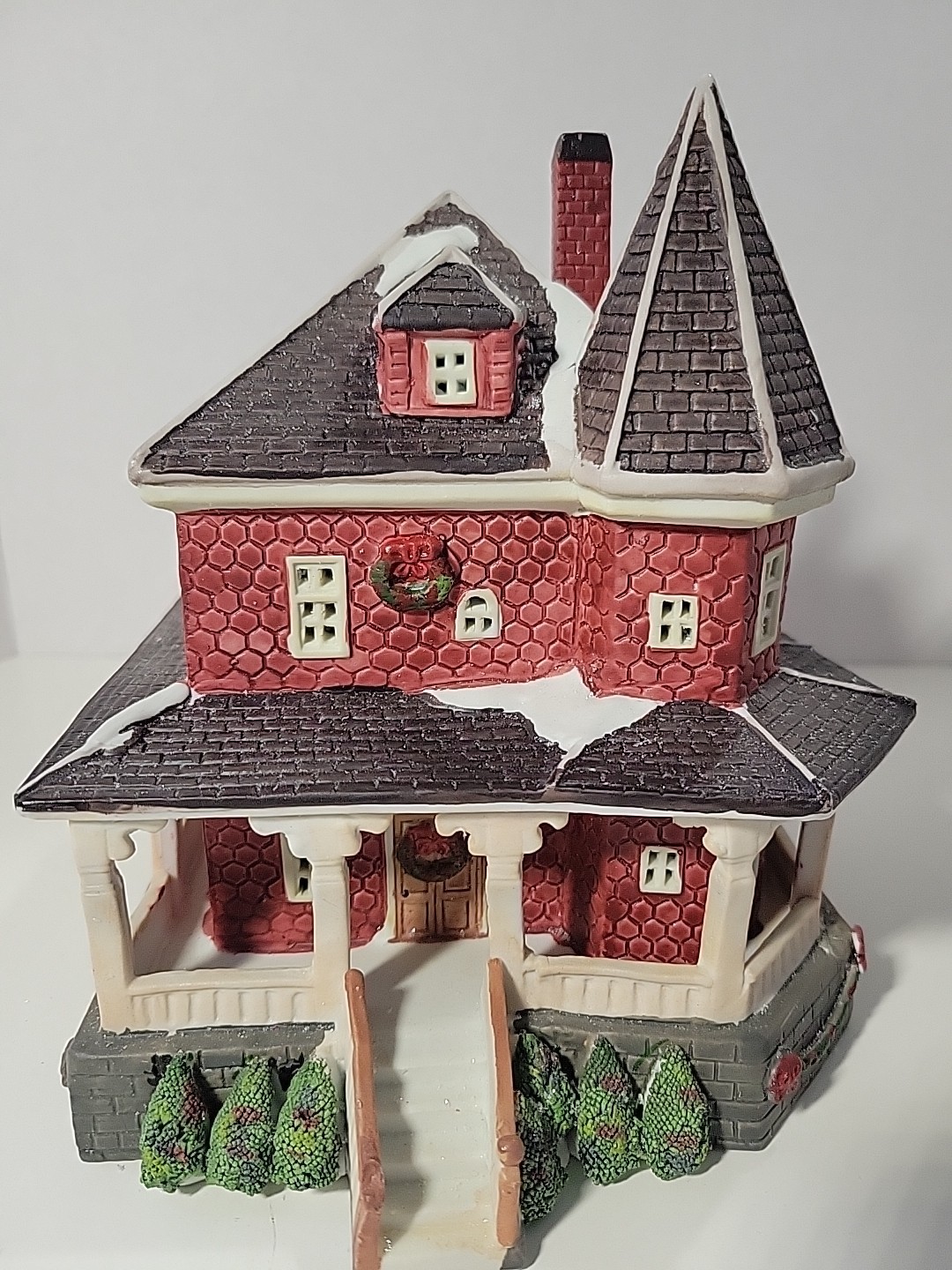 VTG Lemax Share The Joy Porcelain Christmas Village Victorian House 1993 Read