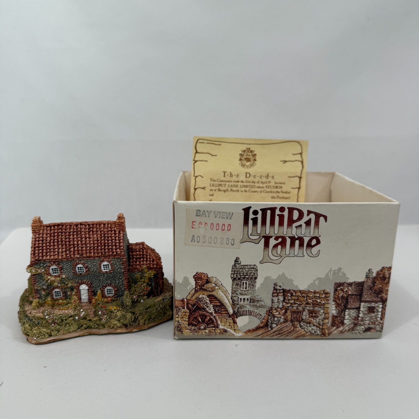 3 Lilliput Lane Tintagel Bay View Wishing Well All Signed David Tate MBE READ