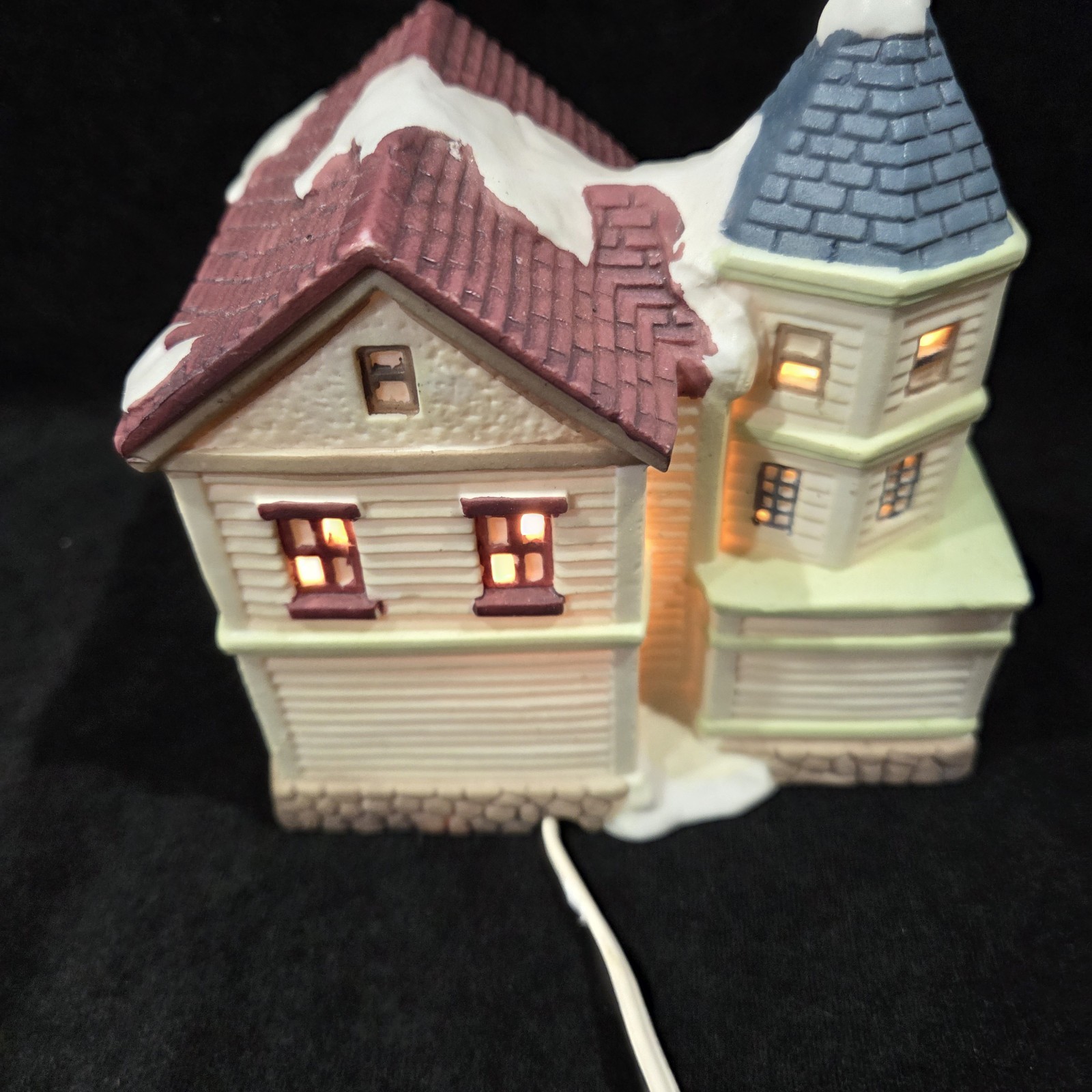 Vintage Kmart Trim A House Holiday Home Memories. White Porcelain House