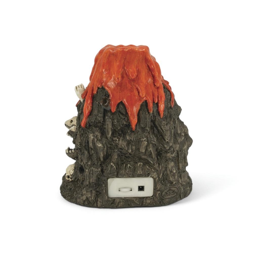 7″ LED Spooky Skeleton Volcano Disaster Tabletop Halloween Lighted Village Decor