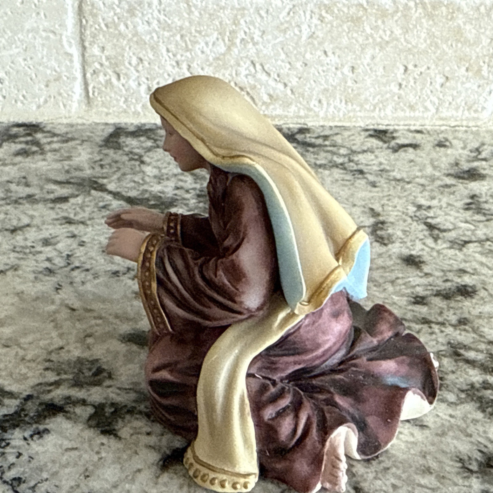Vintage Thomas Kinkade Nativity Hawthorne Village Holy Family Jesus Numbered
