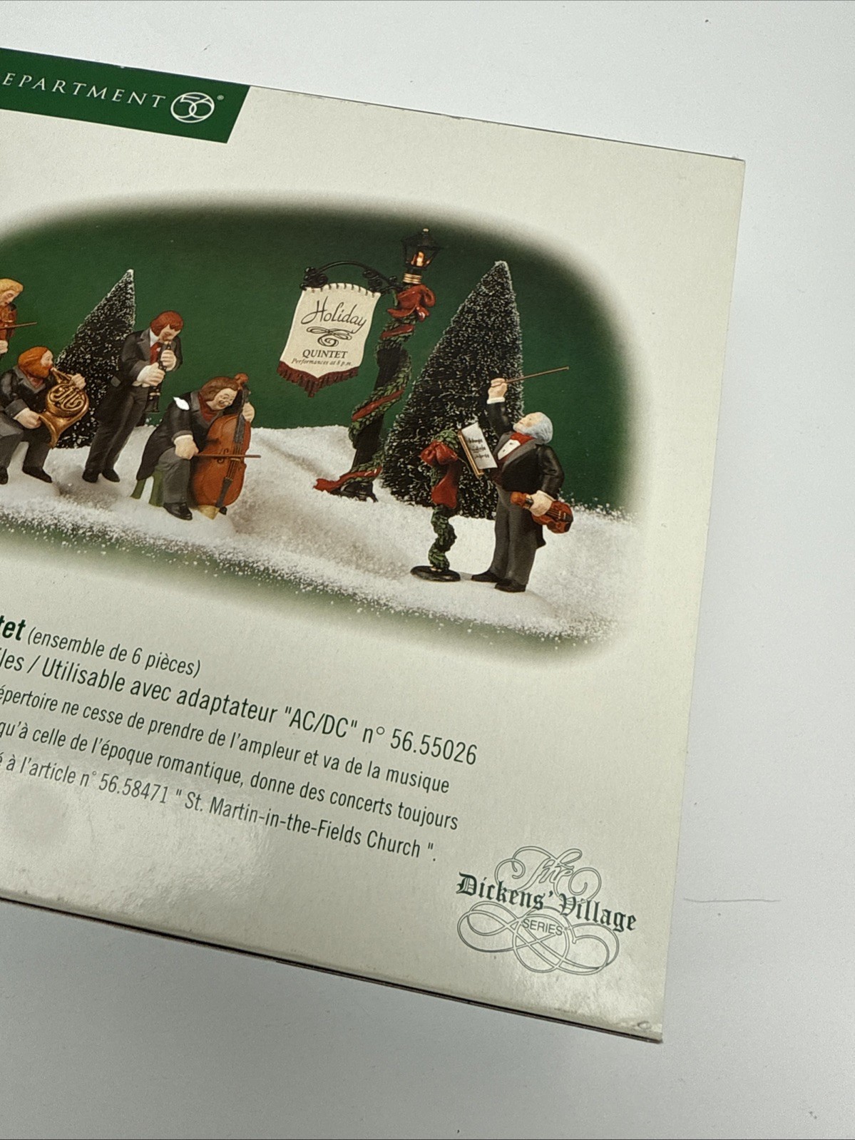Department Dept 56 Dickens Village Holiday Quintet Set of 6 58520