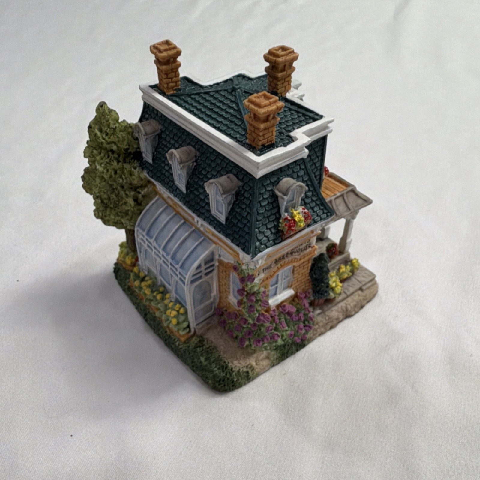 International Resources Rosie’s Flower Shop 1999 Resin Village House Miniature