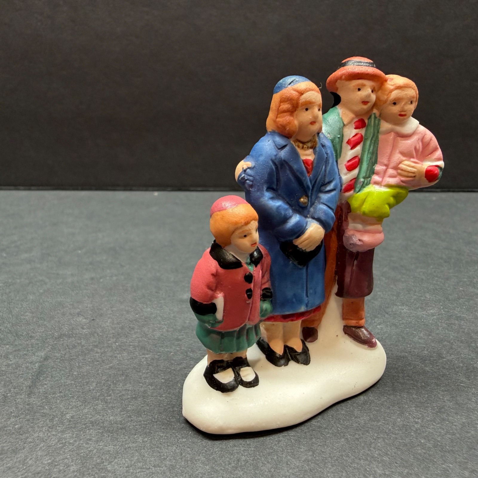 It’s A Wonderful Life George Bailey Mary Zuzu Janie Christmas Village Figurine