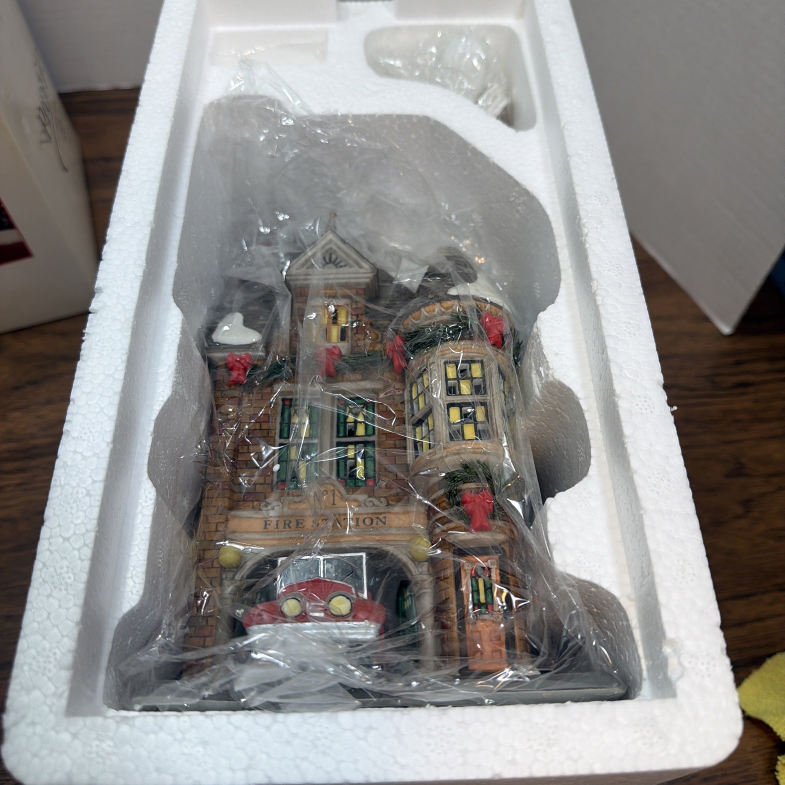 Department 56 Profiles Main Street Memories Fire Station No. 1 State Farm VTG