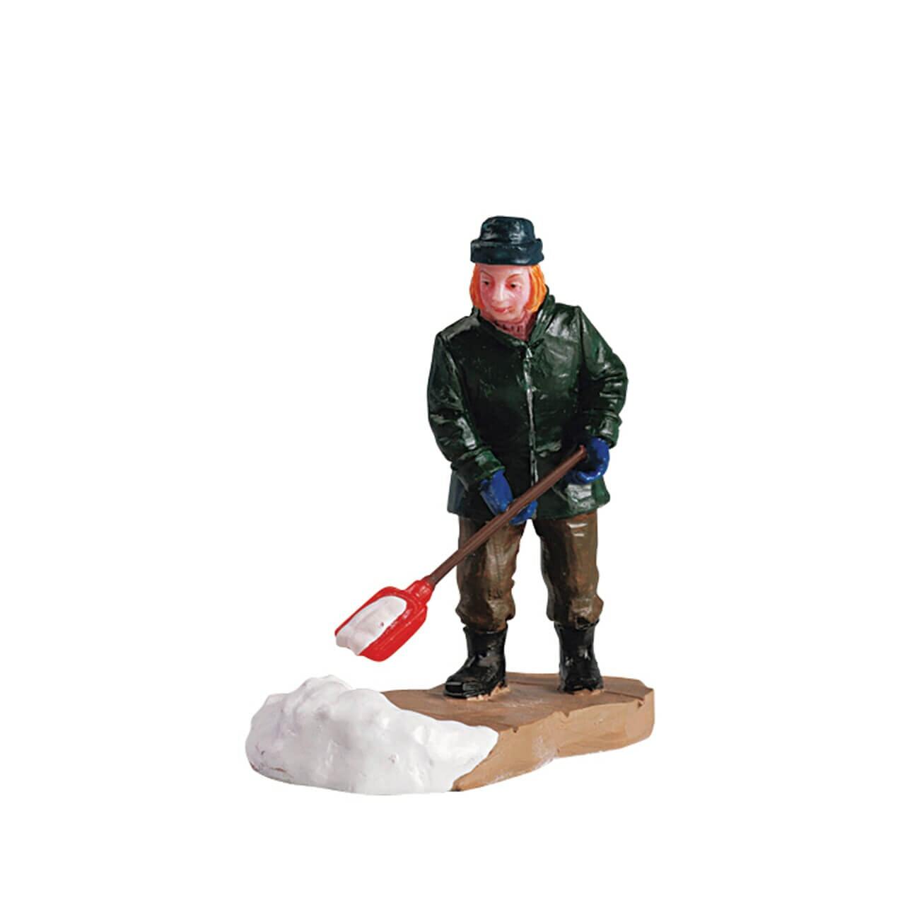 Lemax 2005 Clearing A Path Vail Village SKU# 52049 Memories Of Holidays Snowy
