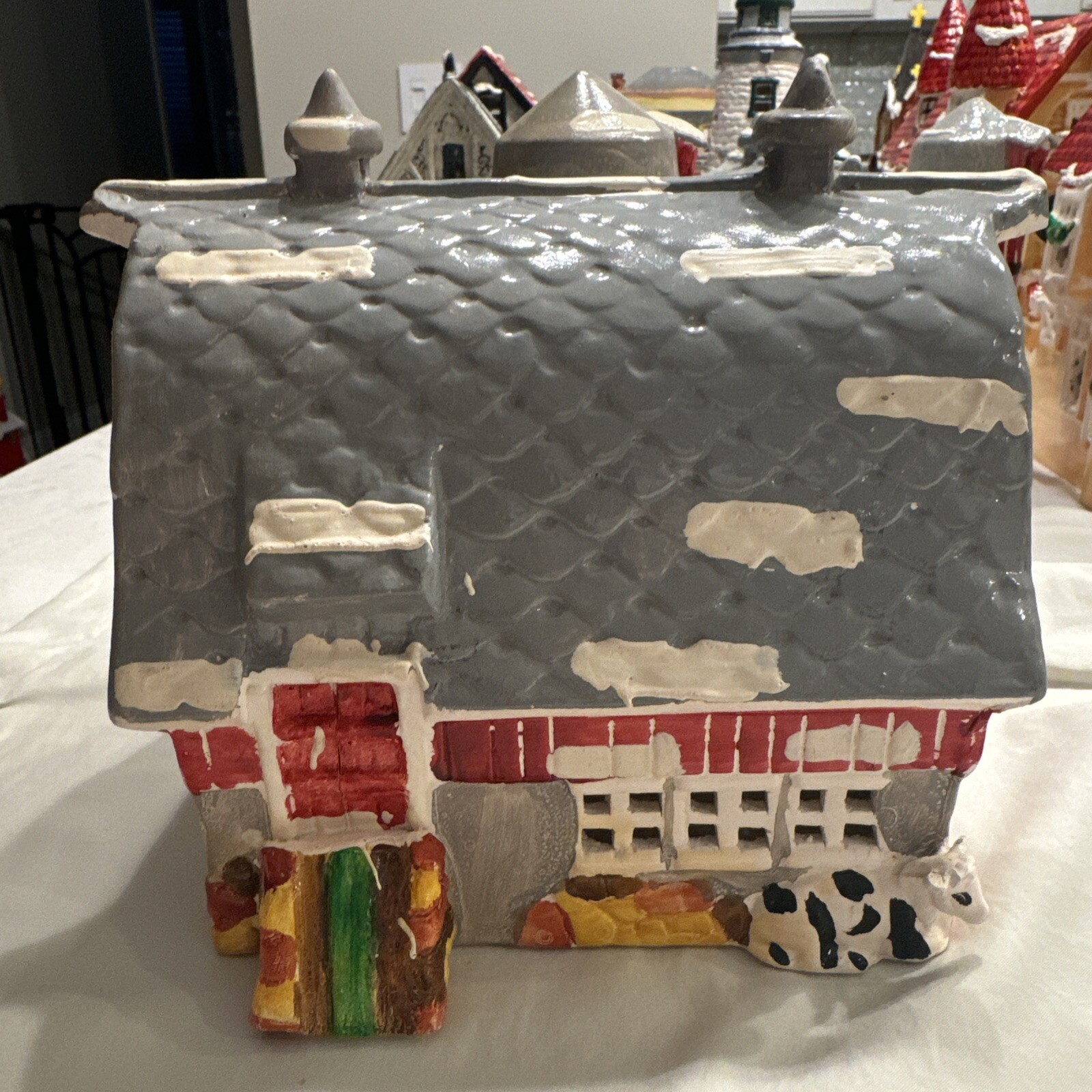 Dept. 56 Snowhouse Series, Red Barn, 1984 Hand Painted