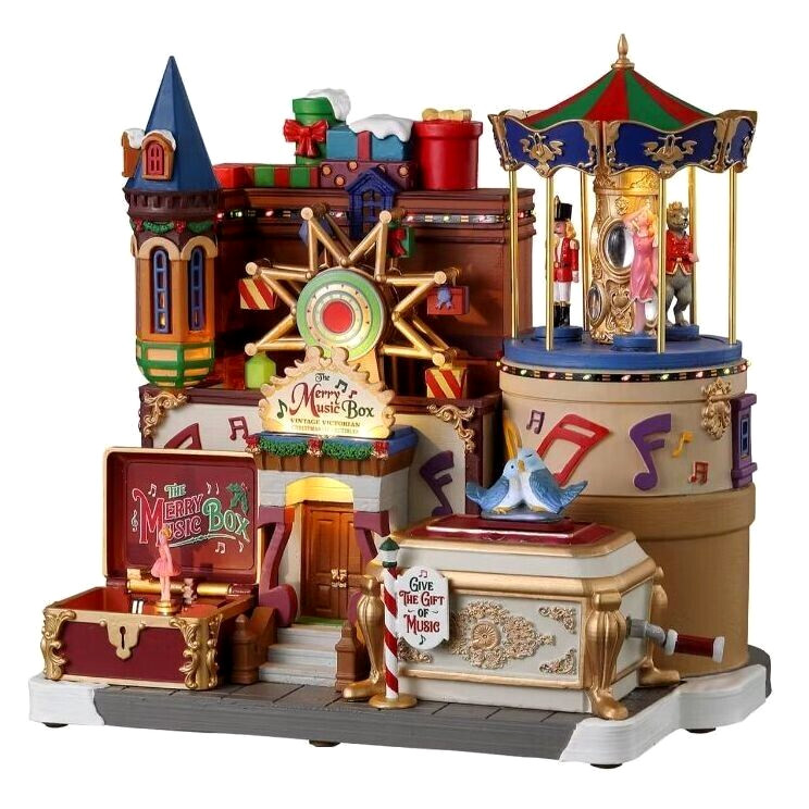 Lemax THE MERRY MUSIC BOX # 35021 Christmas Village Facade 2024 NEW