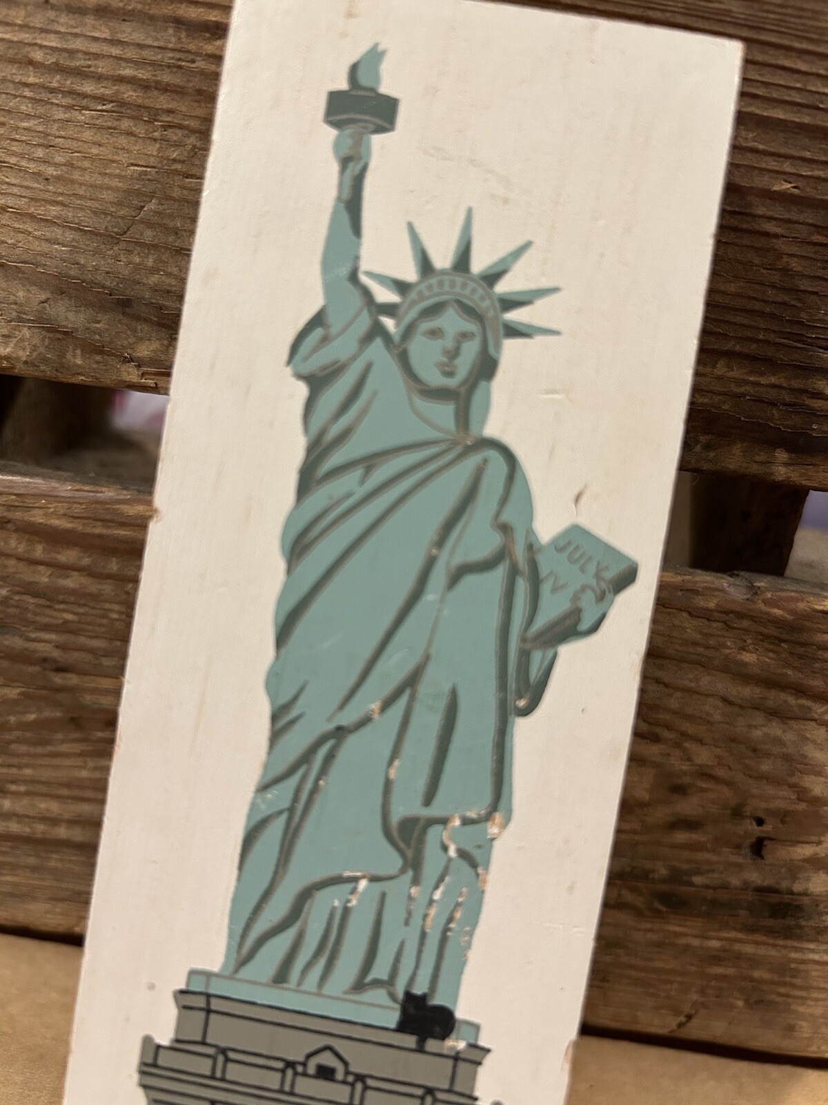 Cat’s Meow Wood Building Replica Statue of Liberty