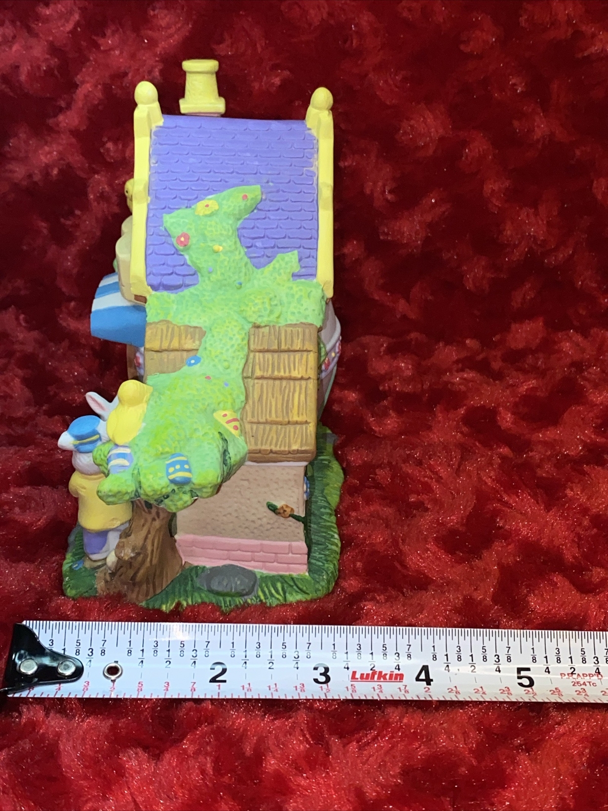 Easter House Cottontale Cottages 2001 Porcelain Bunny School 538-1587 No Light