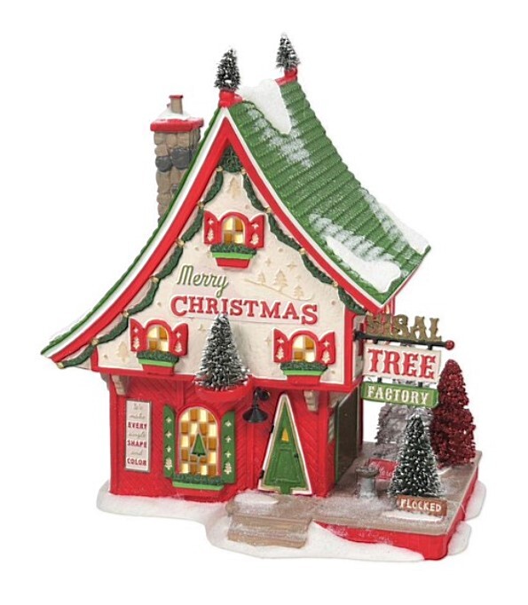 Dept 56 North Pole Sisal Tree Factory #6009763 BRAND NEW Free Shipping