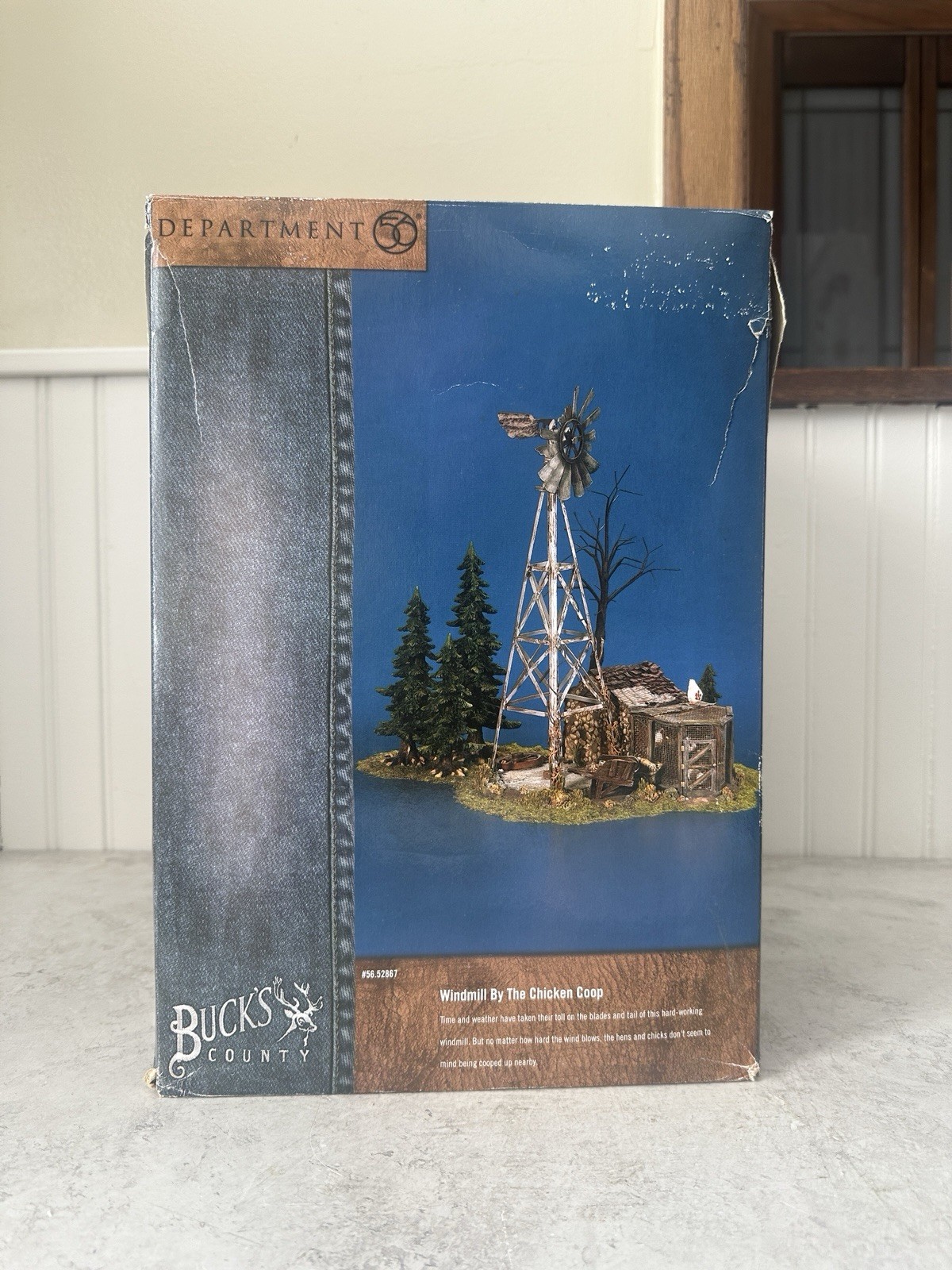 Dept 56 Snow Village Buck’s County Windmill by the Chicken Coop EUC #52867