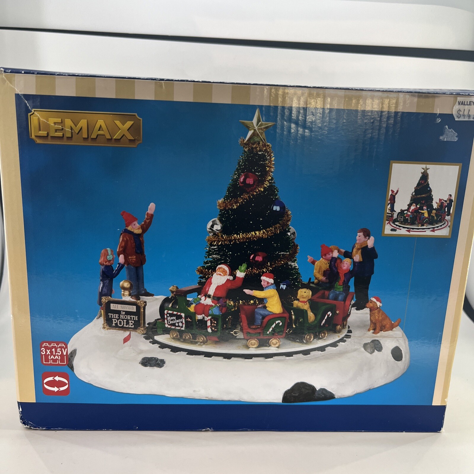 LEMAX Santa’s Kiddie Train, Battery Operated (4.5V) READ #34631 Working 2013
