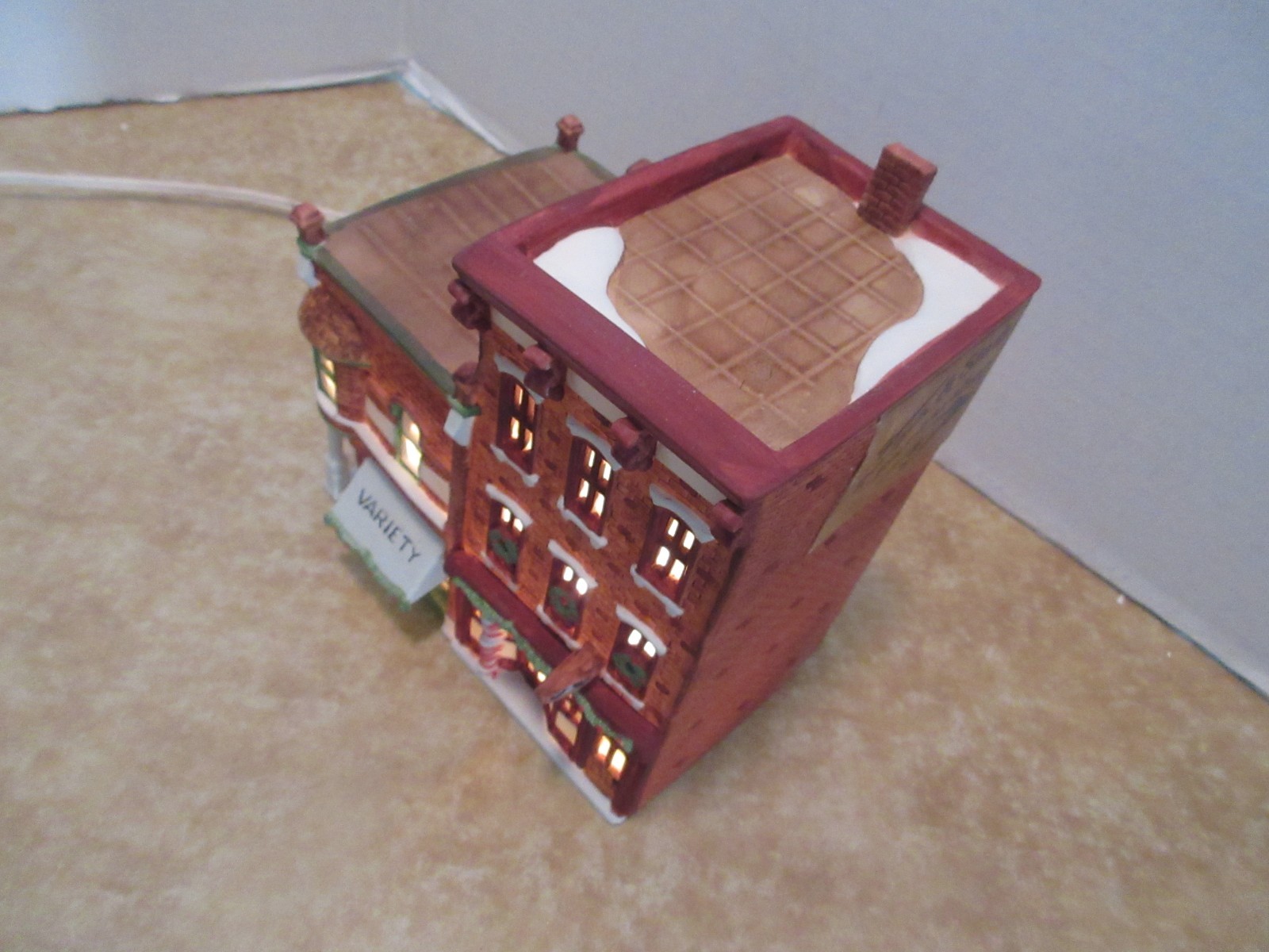 Dept. 56 Heritage Christmas In The City 1988 Variety Store & Barber Shop #5972-2