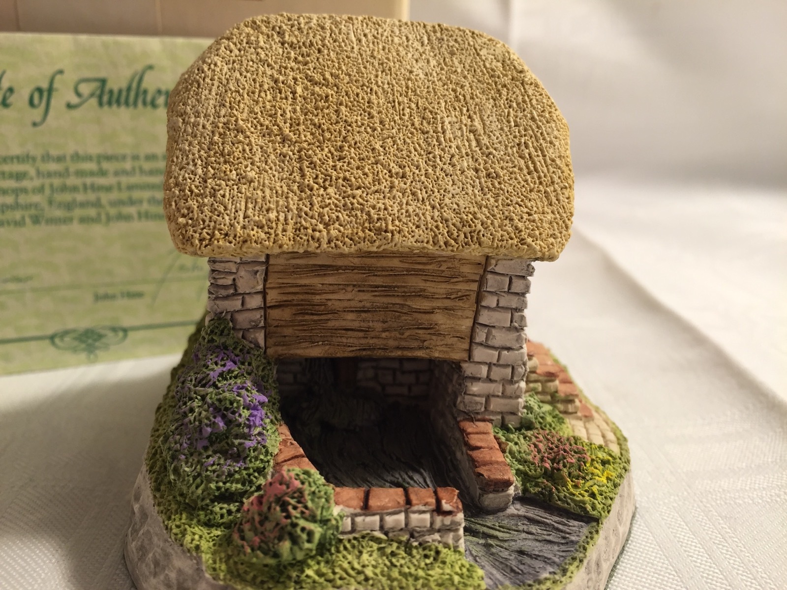 Irish Water Mill By David Winters Collectors Guild 1992 Box And Coa