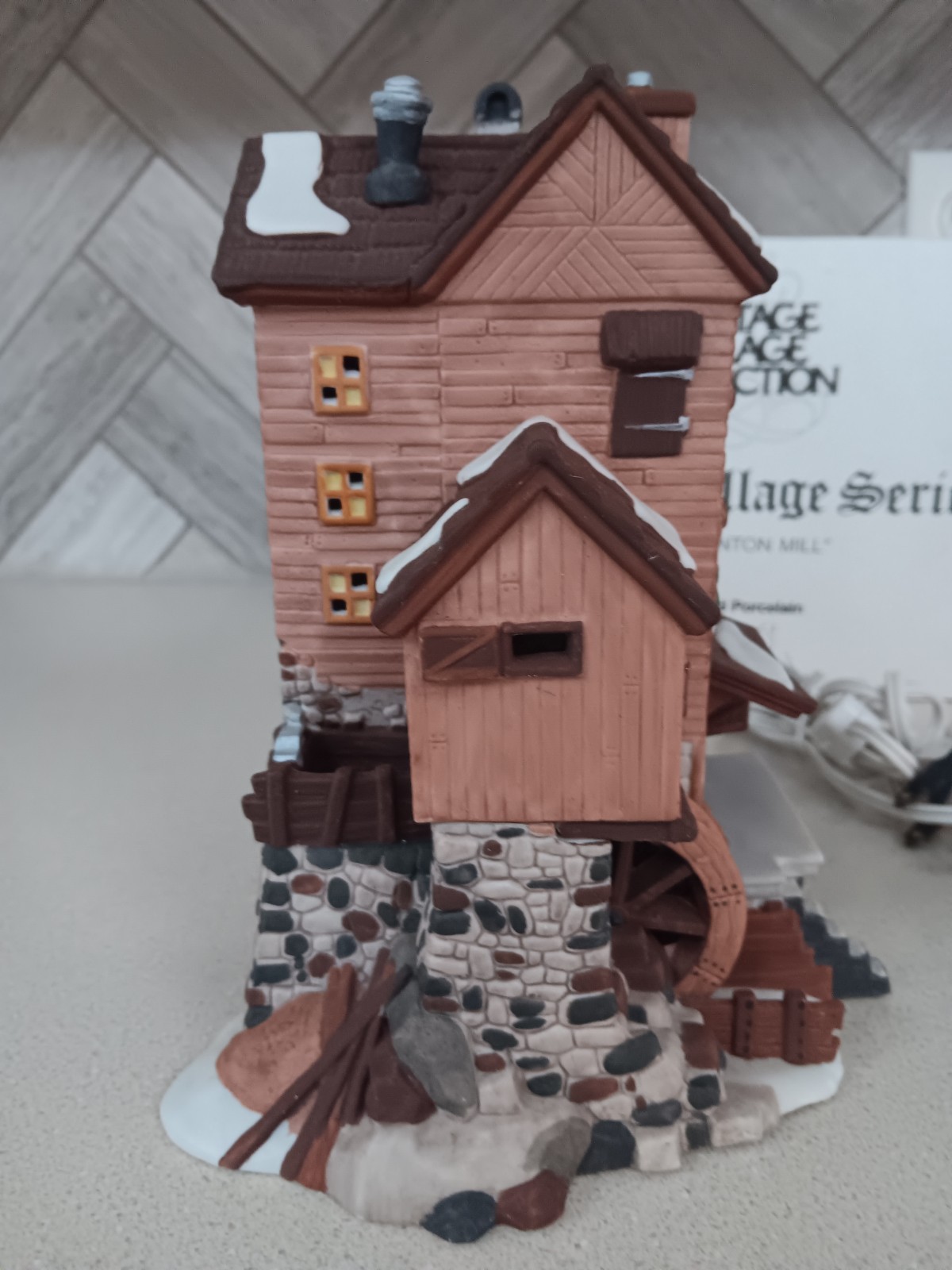 Dept 56 Dickens Village Great Denton Mill Retired W/Original Box