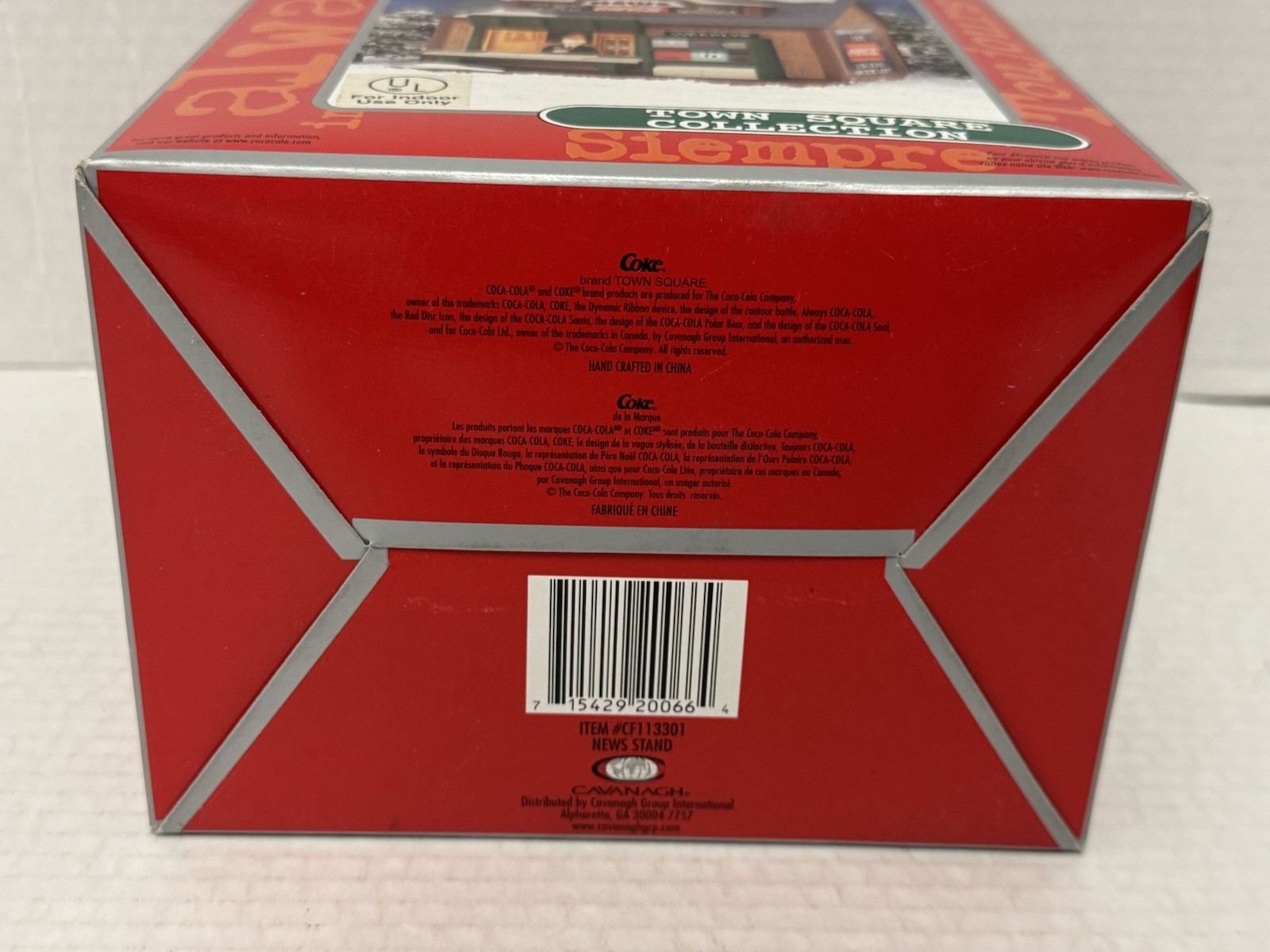 Brand NEW Vtg Coca-Cola Town Square Collection “Town Square News Stand”Christmas