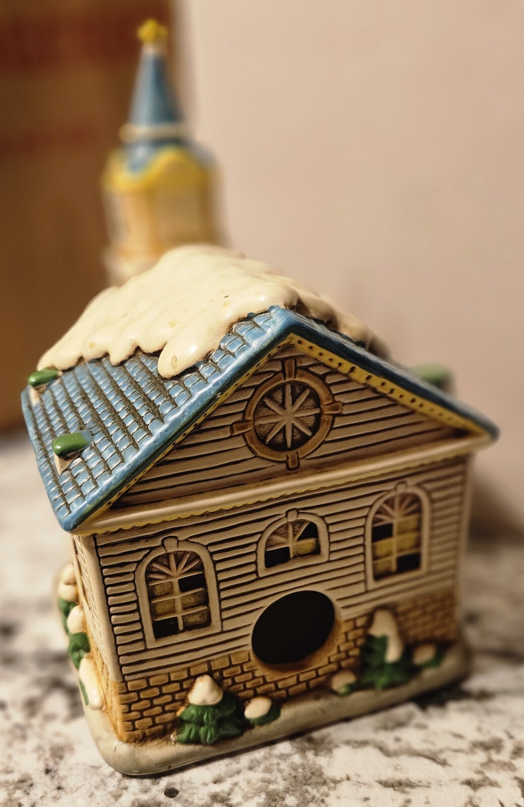 Vintage Lefton Colonial Village Church of the Golden Rule 05820 1986 Byron Wood