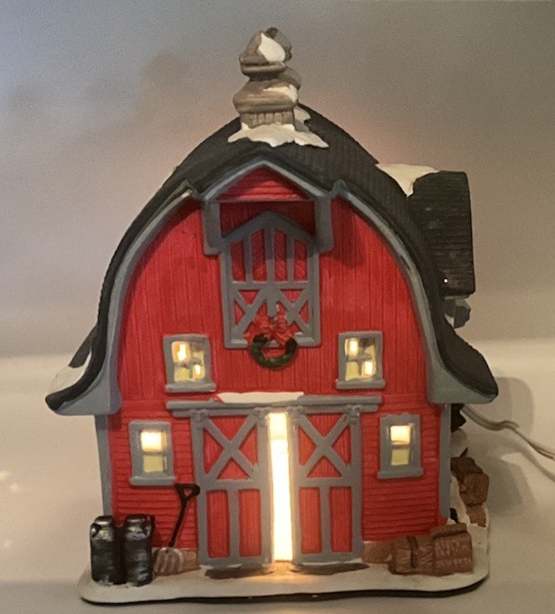 Red Shed TSC Red Barn Village LIGHTED CHRISTMAS VILLAGE
