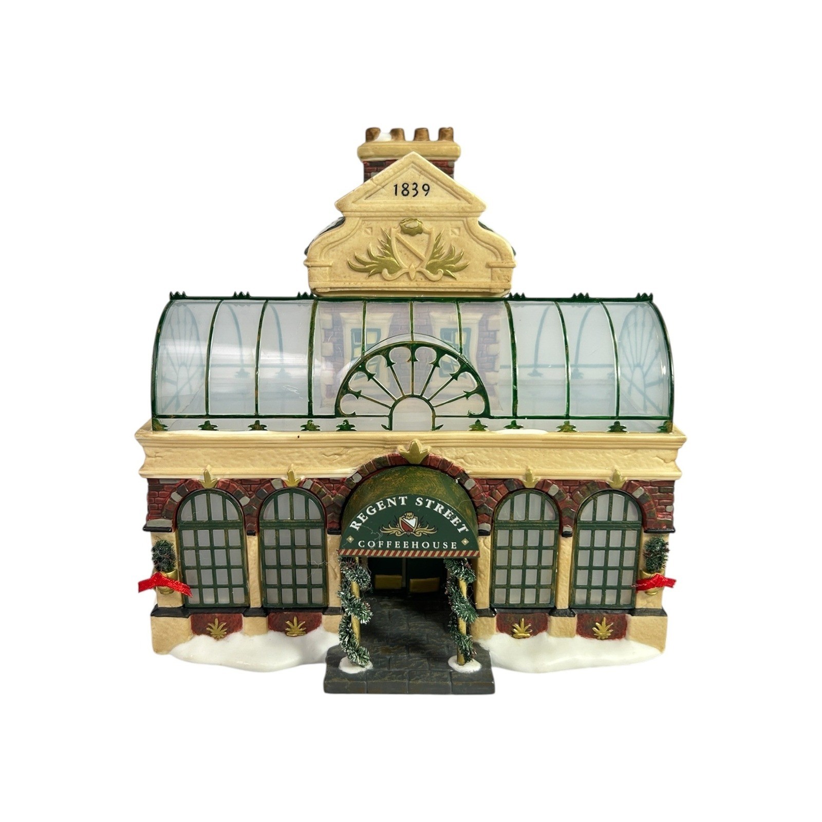 Department 56 Regent Street Coffeehouse Dickens Village 2002 Box Light Cord EUC