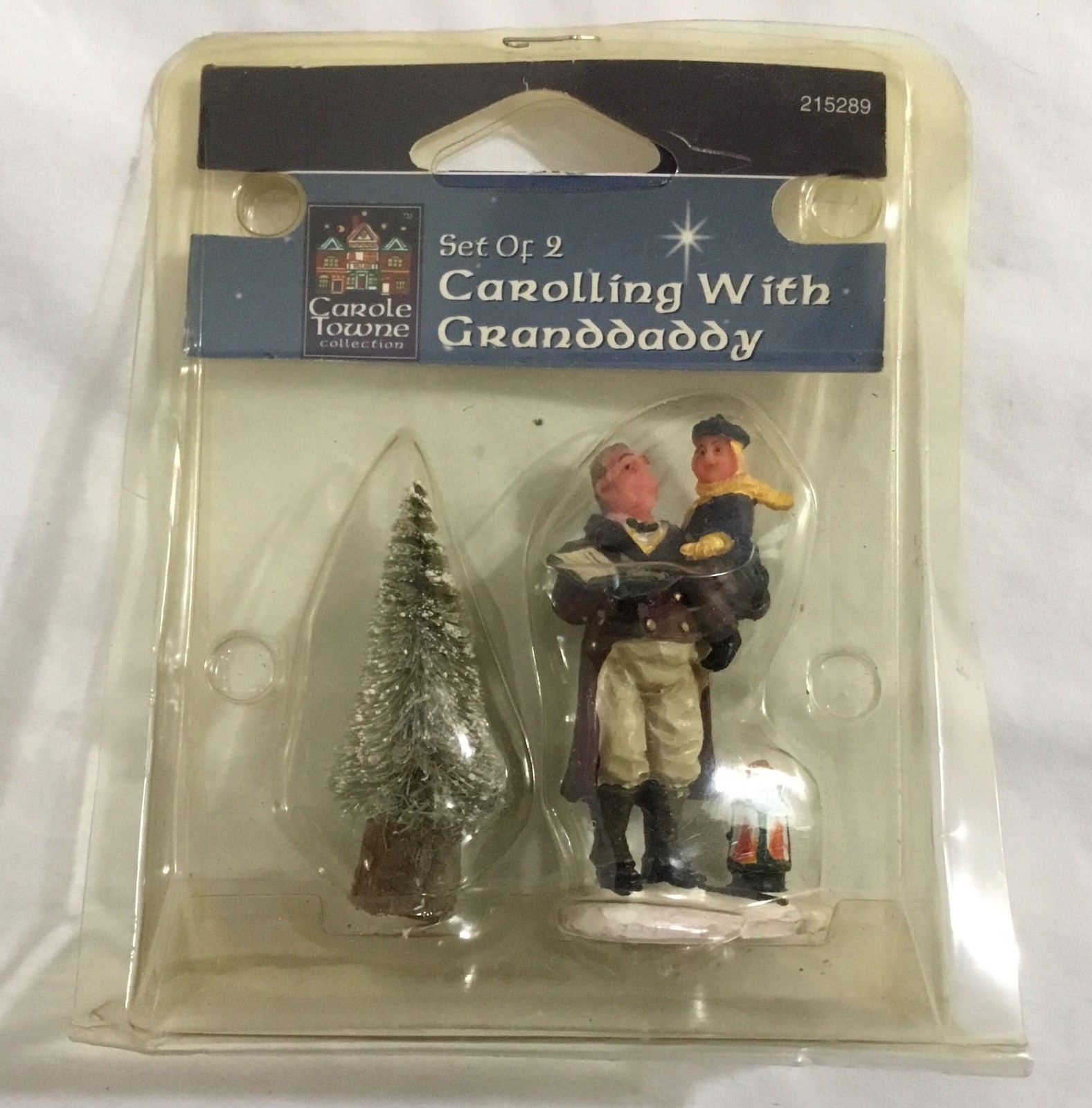 Vintage Lemax Carole Towne Collection “CAROLLING WITH GRANDDADDY” NEW