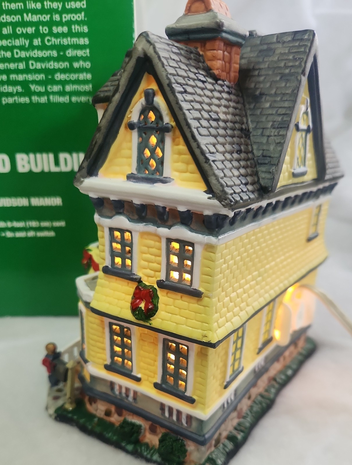 Lemax Coventry Cove “Davidson Manor” Victorian Christmas Village NIB w/cord