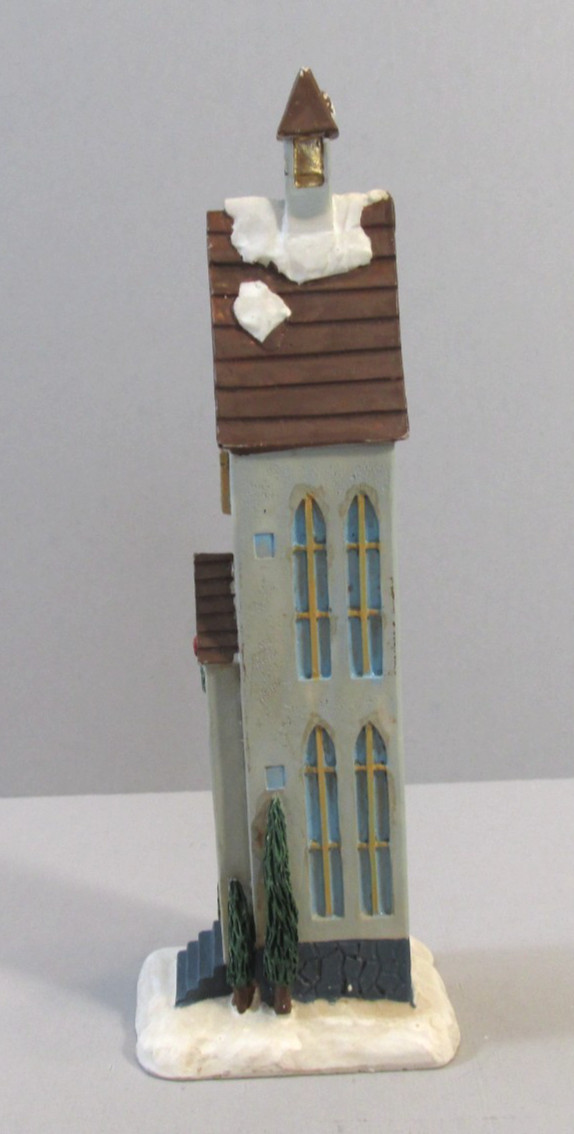 Lot of 3 Franks Nursery & Crafts Skinny Christmas Village Buildings
