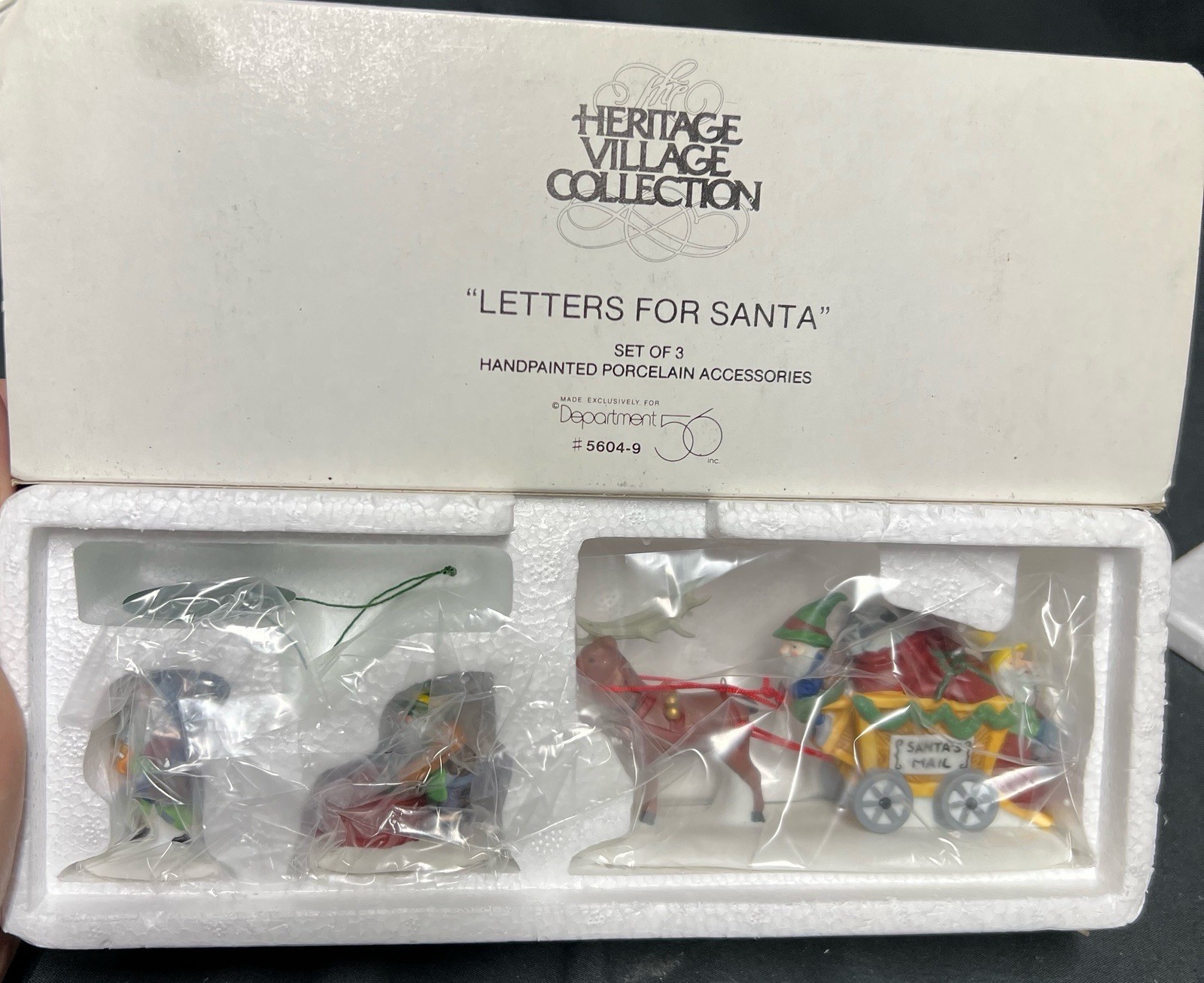 Department 56 Heritage Village Letters For Santa Set Of 3 5604-9 New In Box