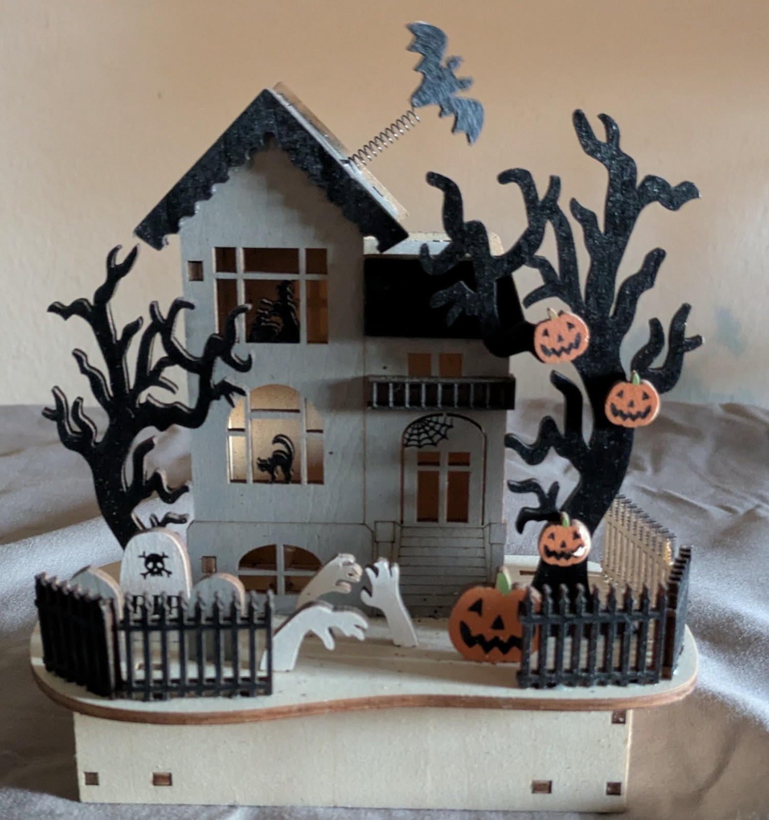 World Market Laser-Cut LED Halloween House 2022