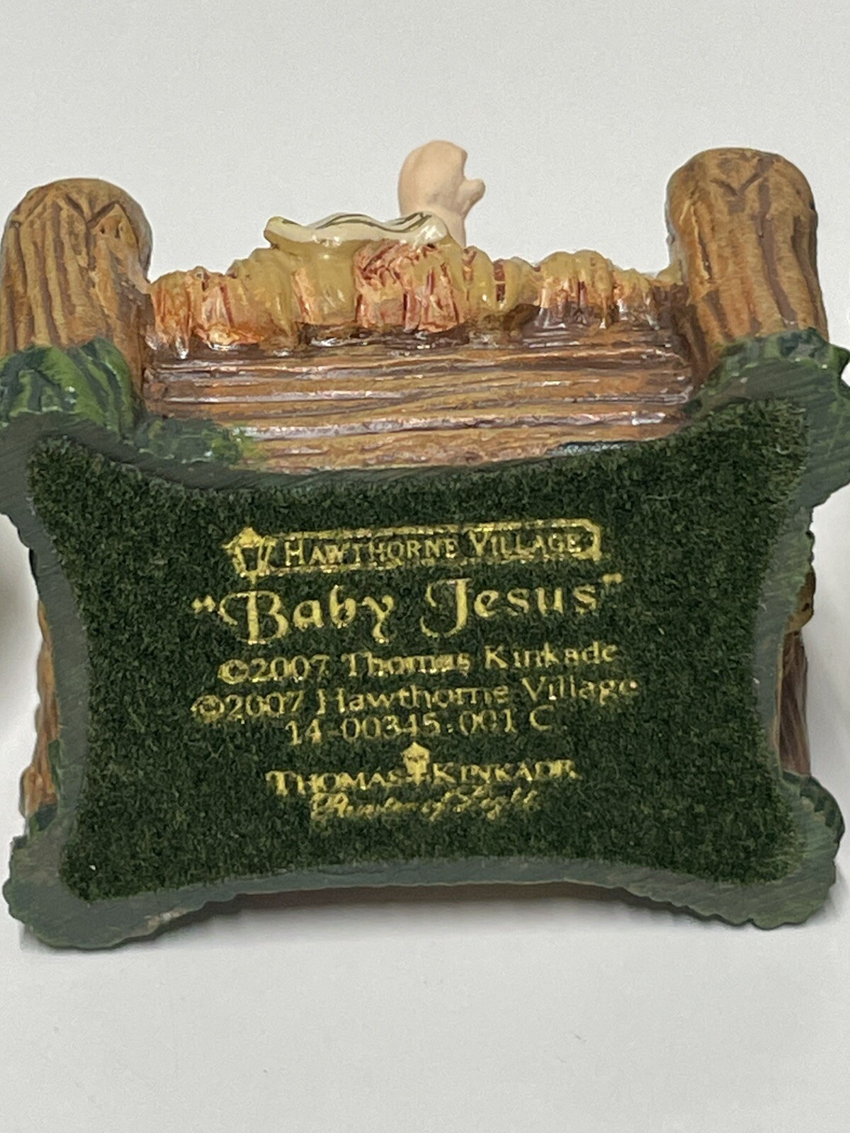 Hawthorne Village Thomas Kinkade Holy Family Mary Joseph Baby Jesus Creche 2007