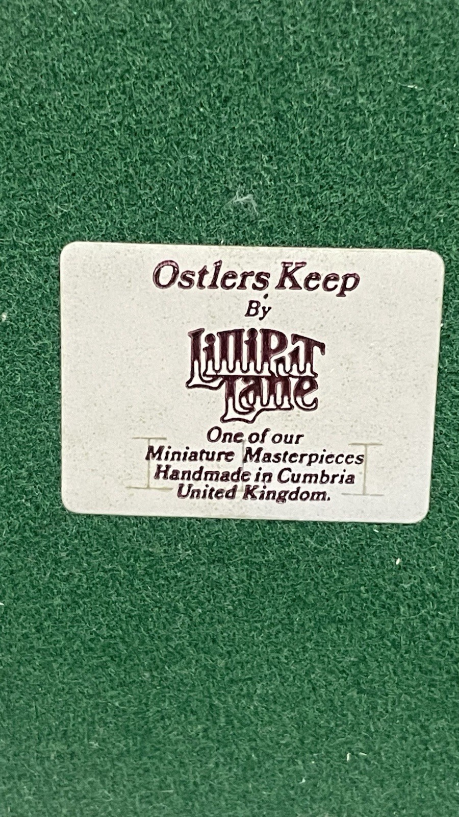 Lilliput Lane “Ostlers Keep” Miniature Thatched Cottage England Miniature w/ Box