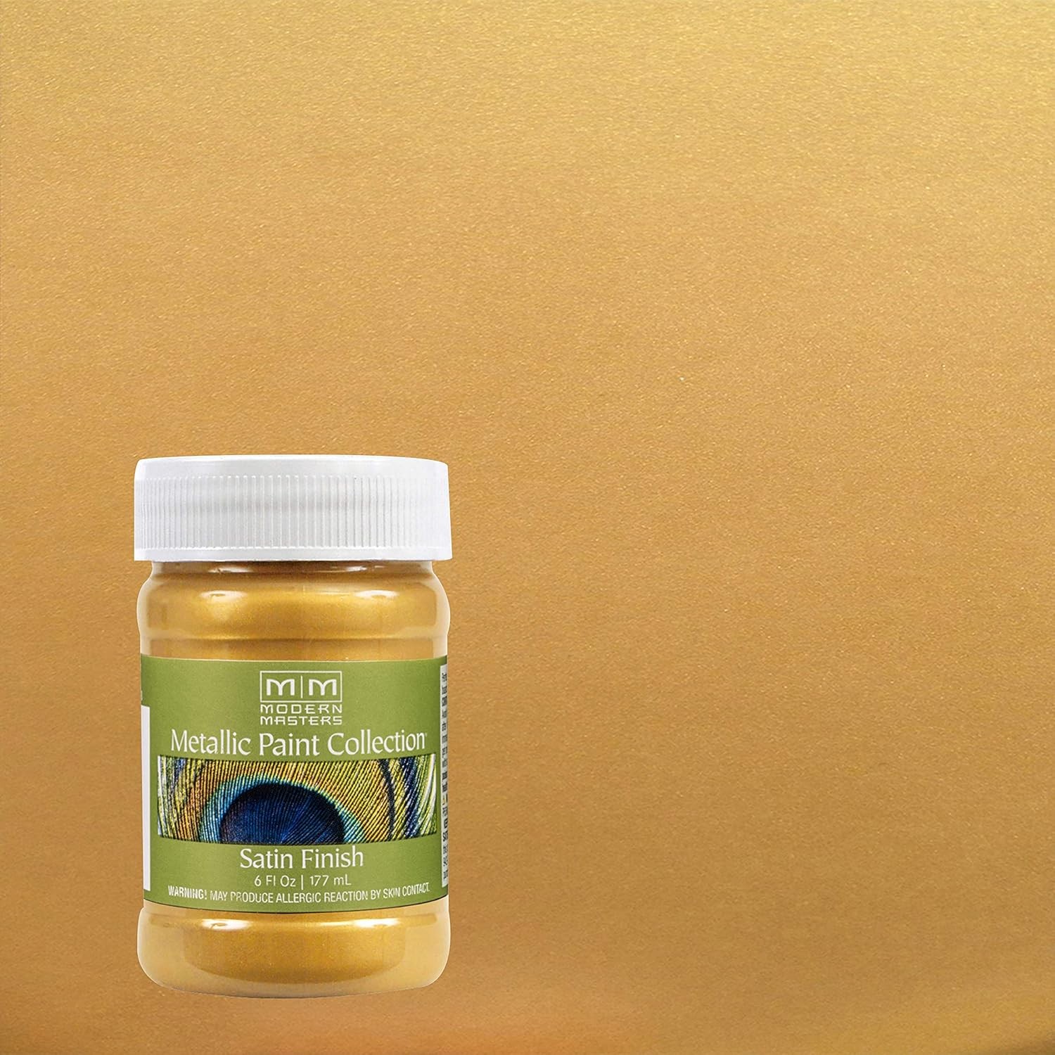 6 oz Modern Masters ME658 Gold Rush Metallic 6 Fl Oz (Pack of 1),