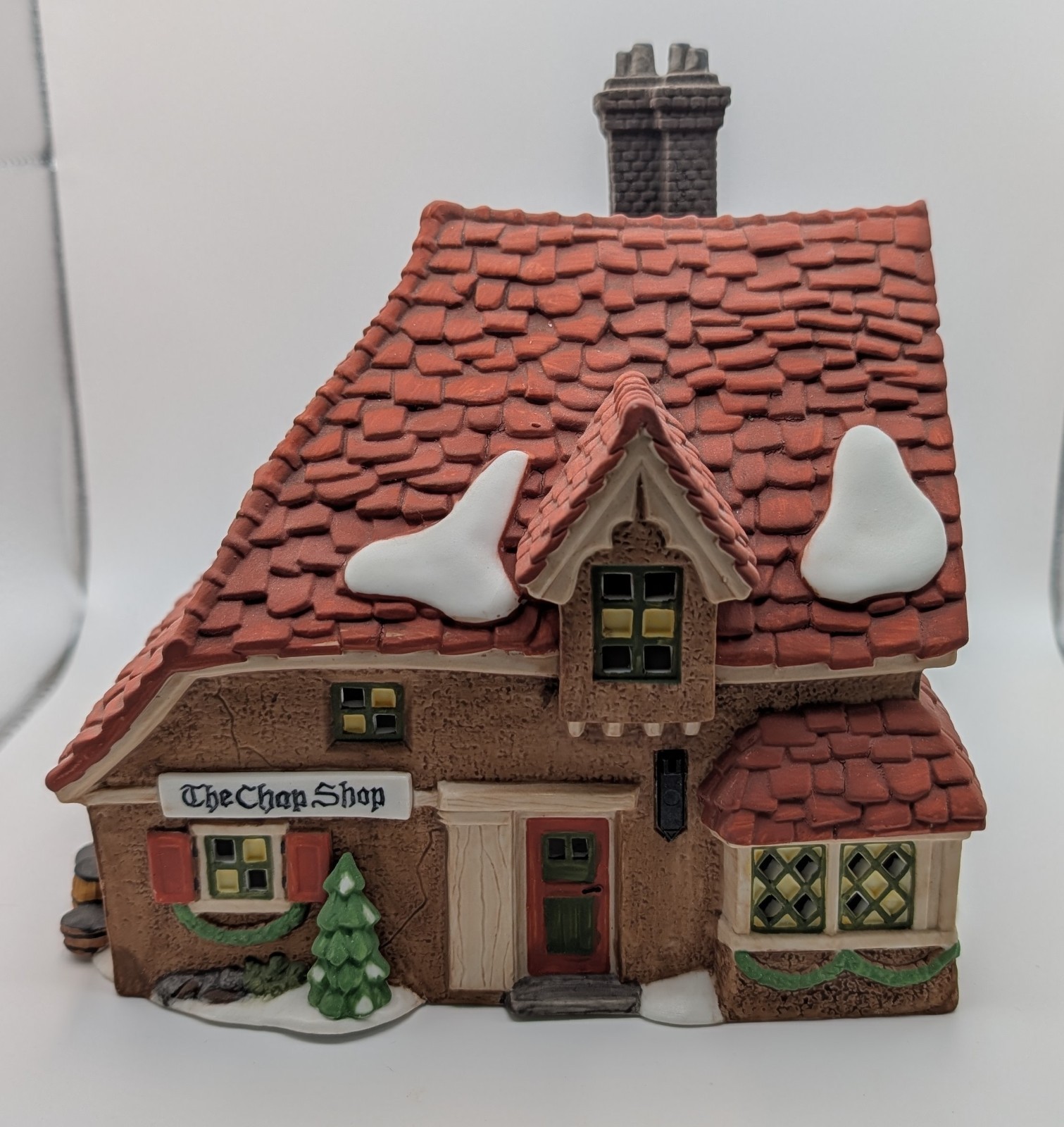 Dept 56 Dickens Village The Chop Shop 58331 Vintage Retired 1995 Box Light EX