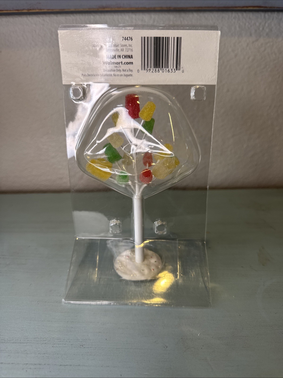Holiday Time Candy Gumdrop Tree 6.5” Christmas Village Decor 74476 w Packaging