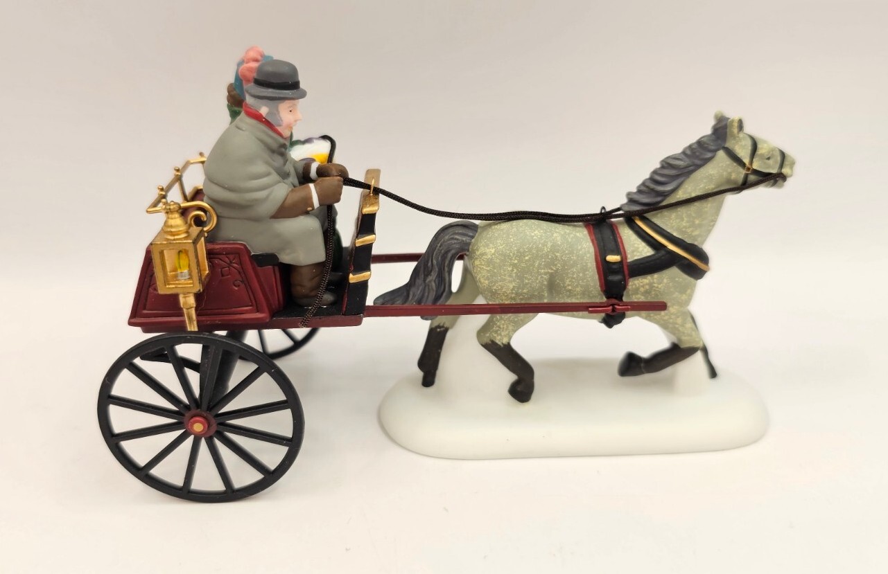 Dept 56 Heritage Village Collection “Red Christmas Sulky”