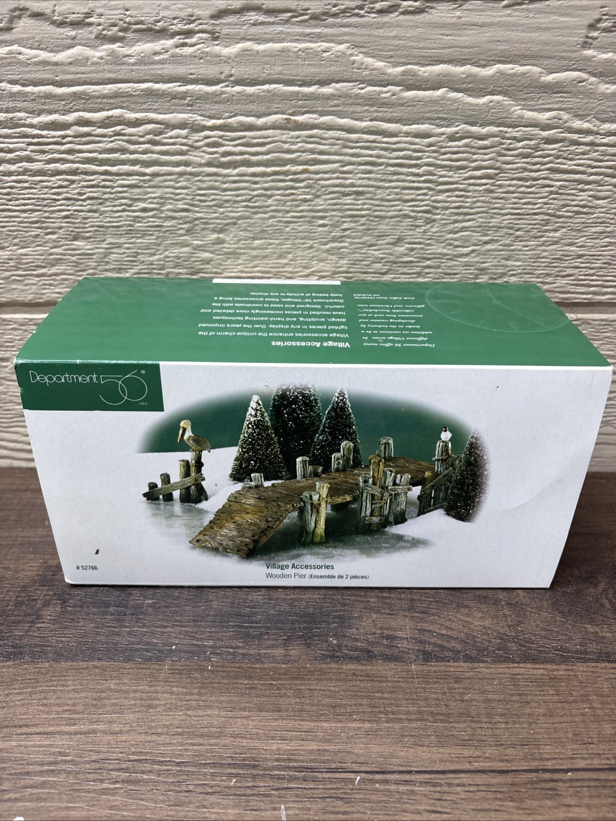 VTG Department 56 Village “Wooden Pier” #52766 2 Piece Set Retired