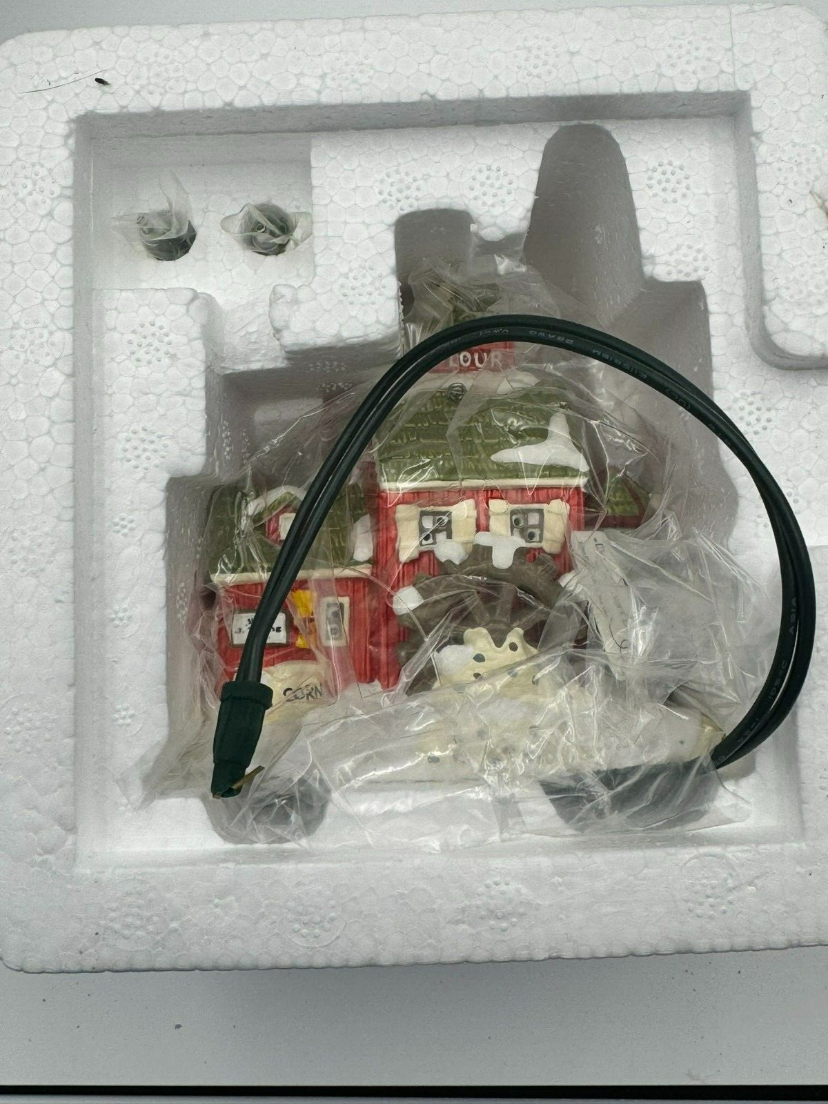 Dept 56 2 ORNAMENTS – J. Young’s Granary #96844 & Captain’s Cottage #98756 NIB