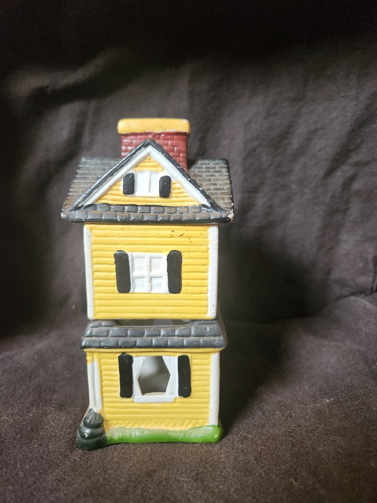Three Tier Christmas Village House Tealight Candle Holder Incense Xmas