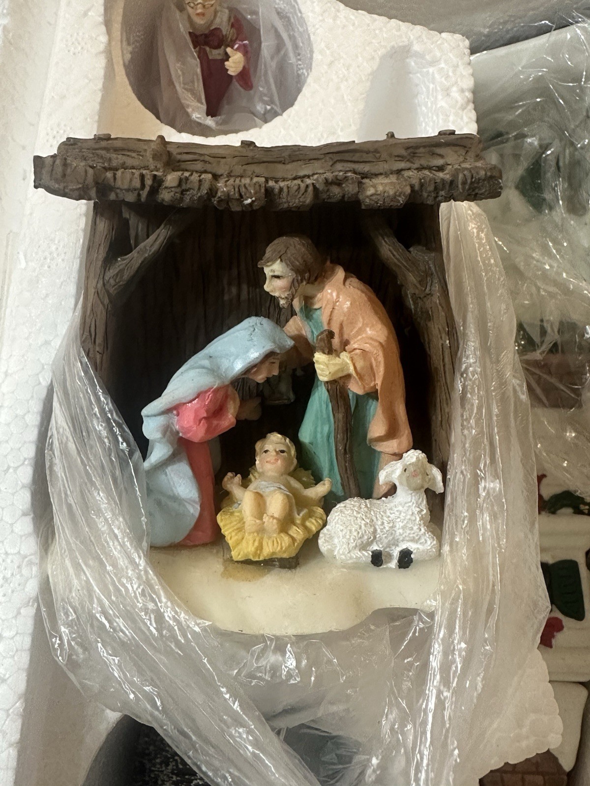 Snowflake Falls Lighted Church Set Porcelain Holiday Village Christmas