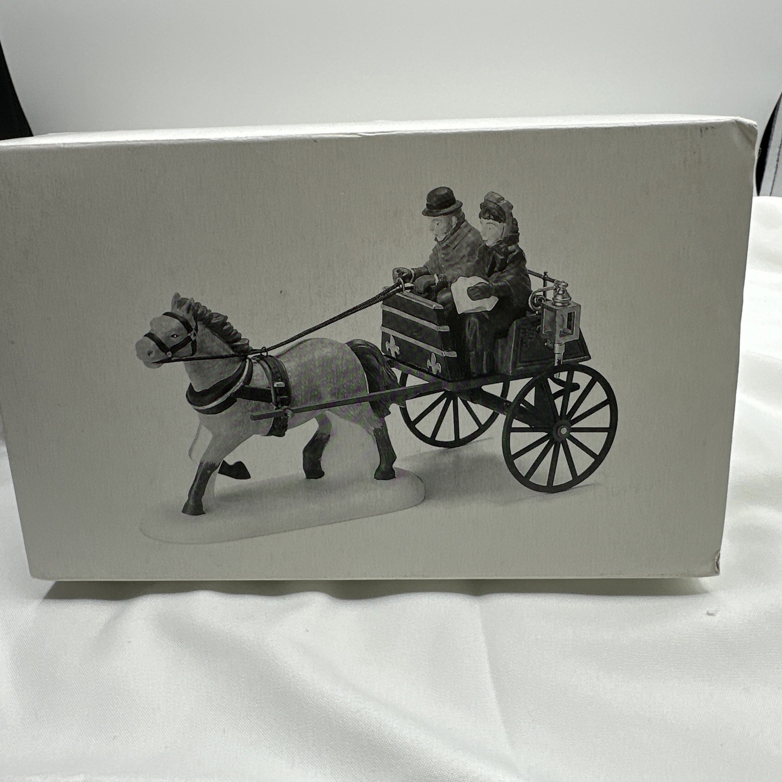 Dept 56″ Red Christmas Sulky” 58401 Box Dickens Village RETIRED