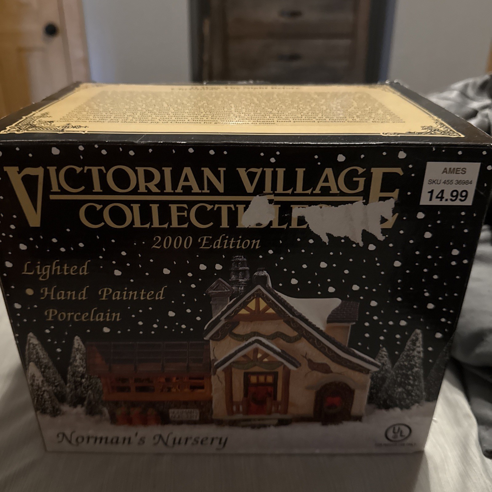Victorian Village 2000 Norman’s Nursery No Bulb Or Cord