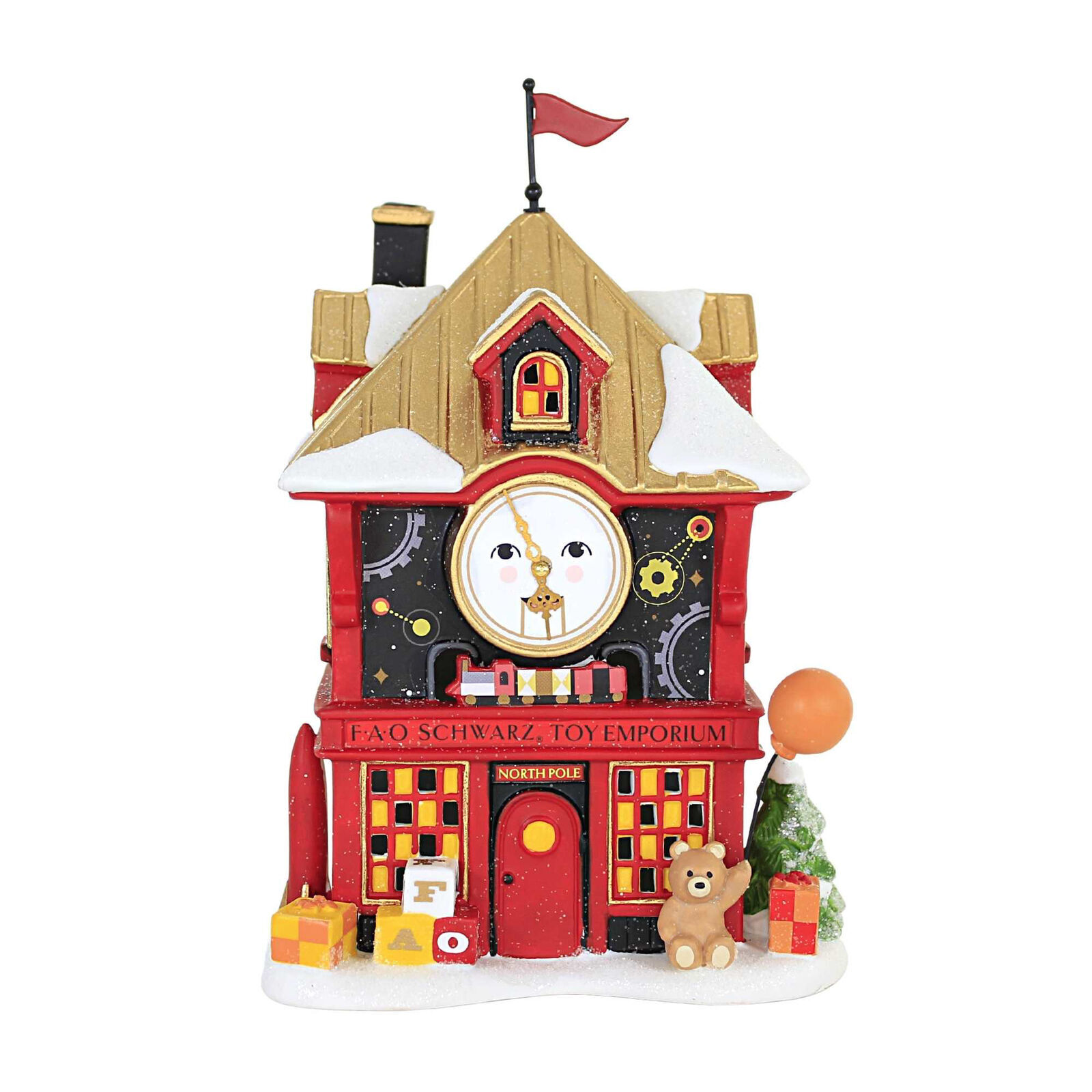 Department 56 6009773 Christmas Village – Green/Red/White