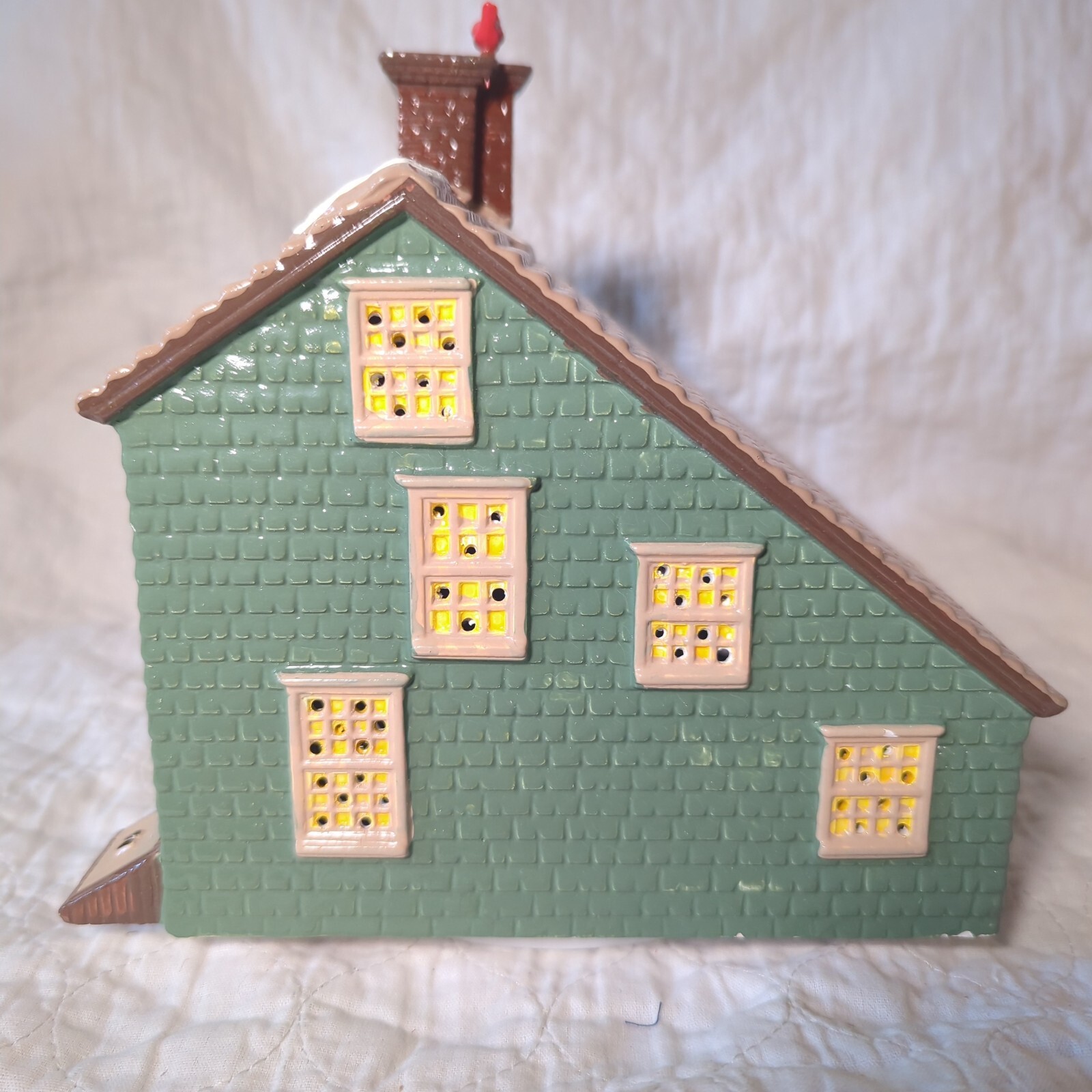 Dept 56 Snow Village 1988 Home Sweet Home House and Windmill – Missing Blades