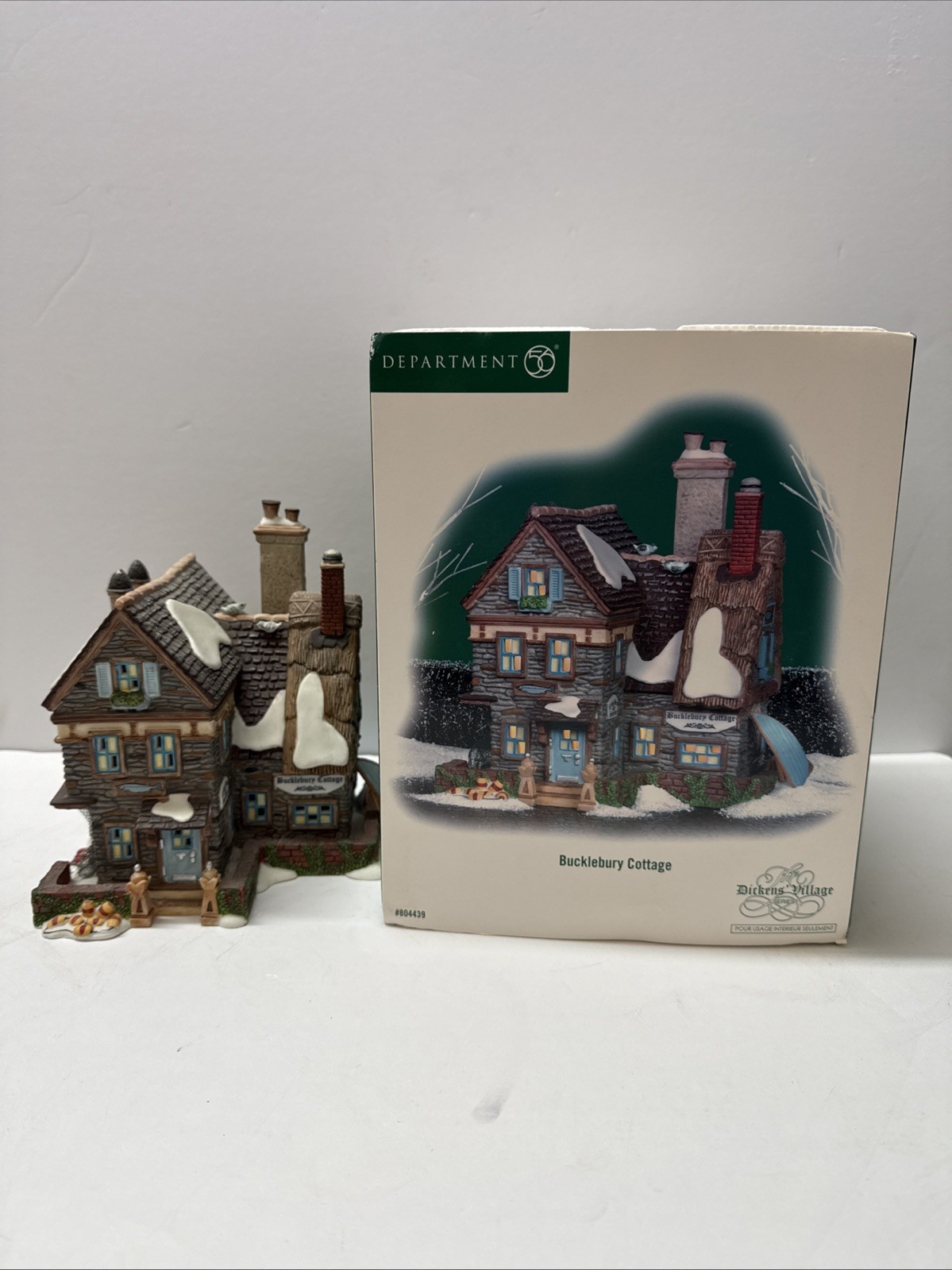 2008 Dept 56 Dixens’ Village BUCKLEBURY COTTAGE #804439 No Light