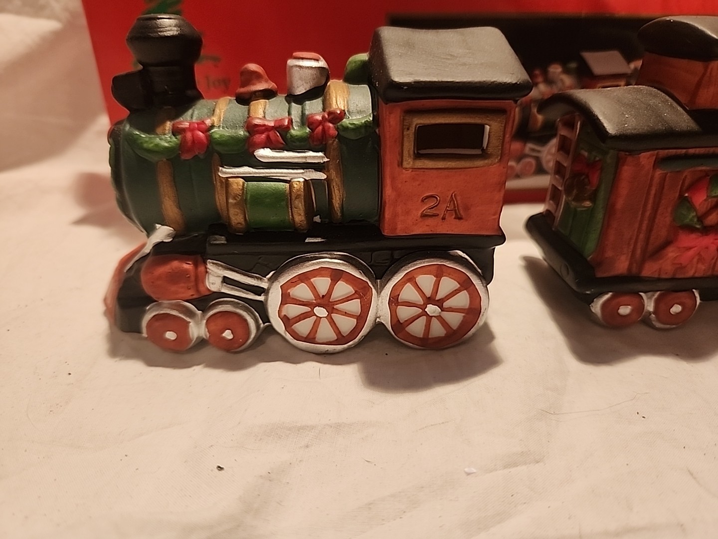 Vtg 1993 Handpainted Porcelain 3pc Train Set – Share the Joy