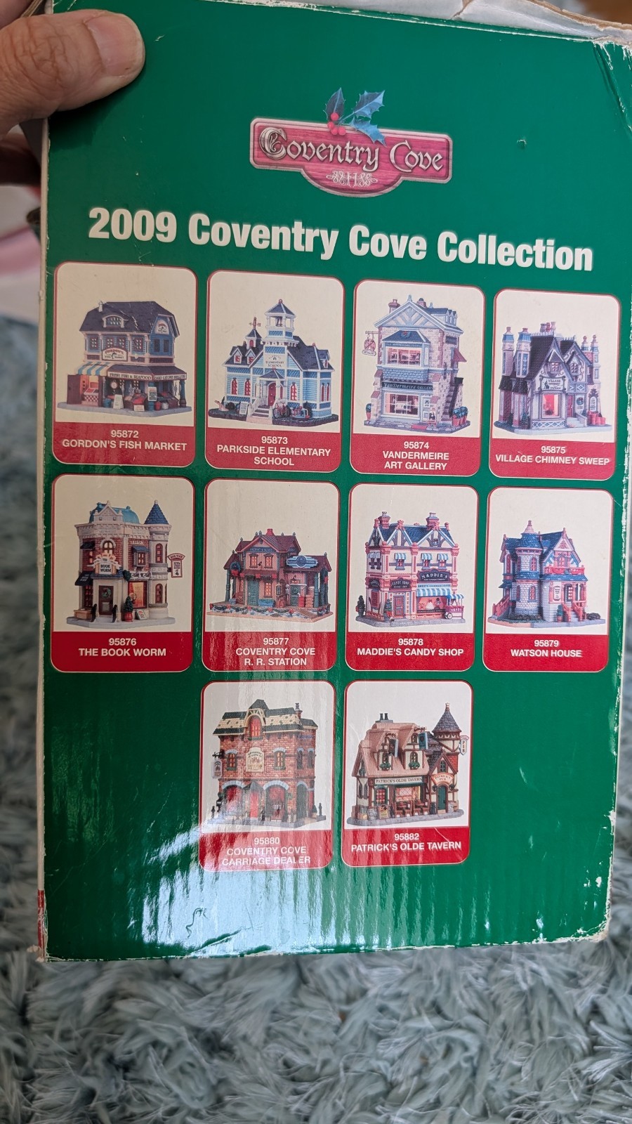 Lemax Coventry Cove Maddies Candy Shop Lighted Building NO CORD Some Damage