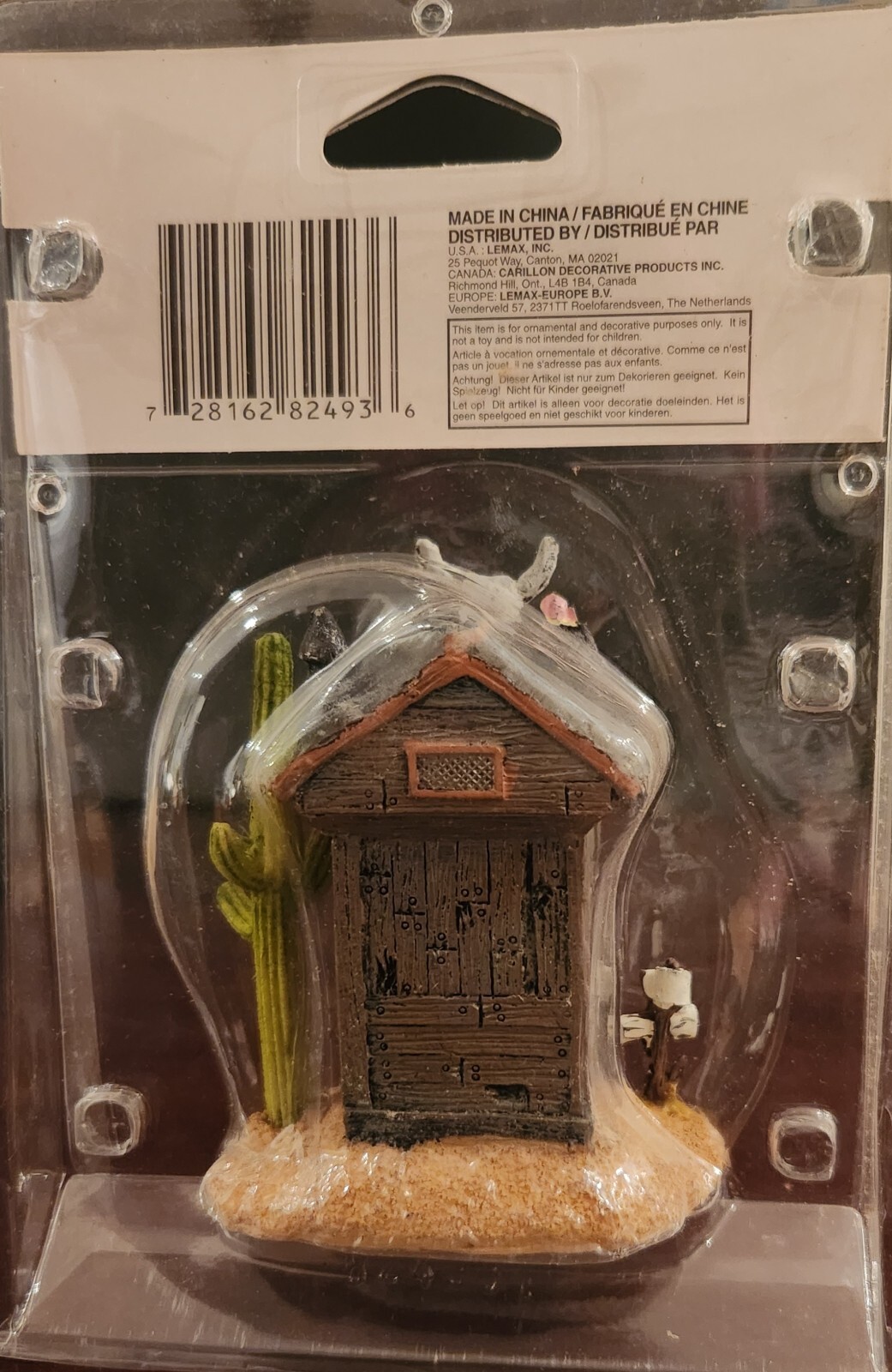 Lemax Spooky Town HAUNTED OUTHOUSE #82493 • RETIRED • NIB