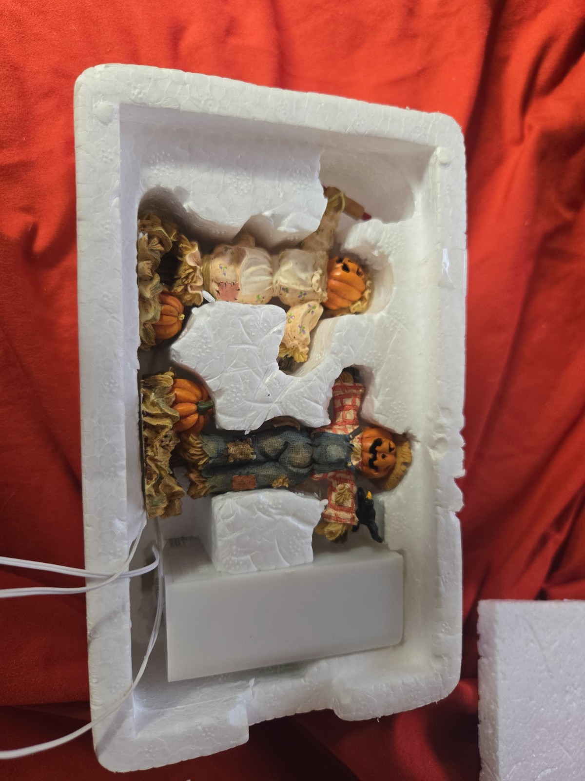 Dept 56 Halloween Village Accessories – Lighted Halloween Scarecrows